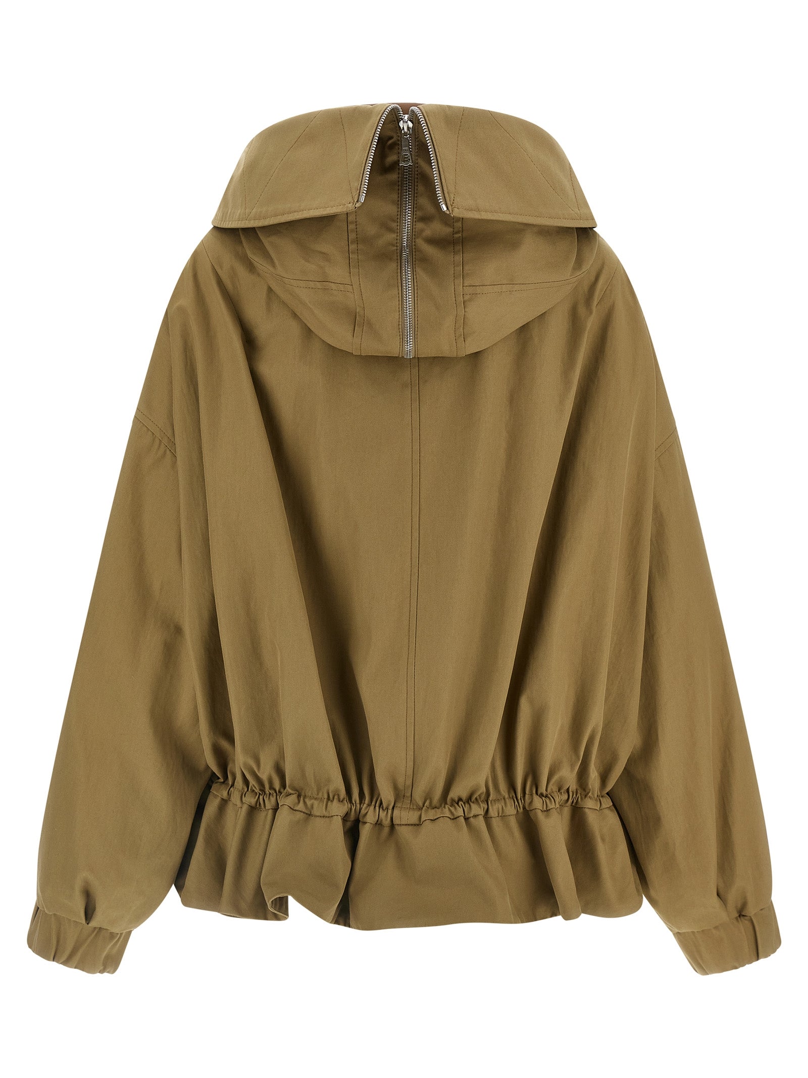 Dries Van Noten Beige Cotton Shell Women's Jacket