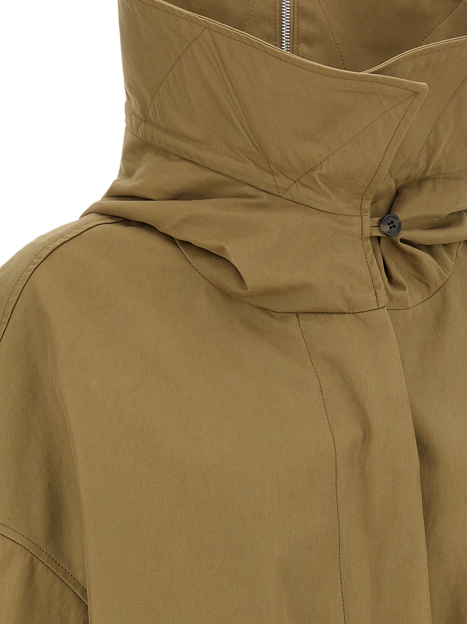 Dries Van Noten Beige Cotton Shell Women's Jacket