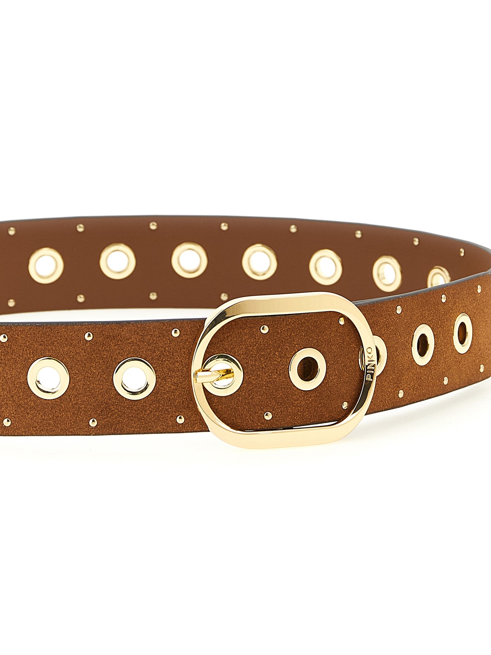 PINKO Brown Lamb Leather Regular Women's Belt