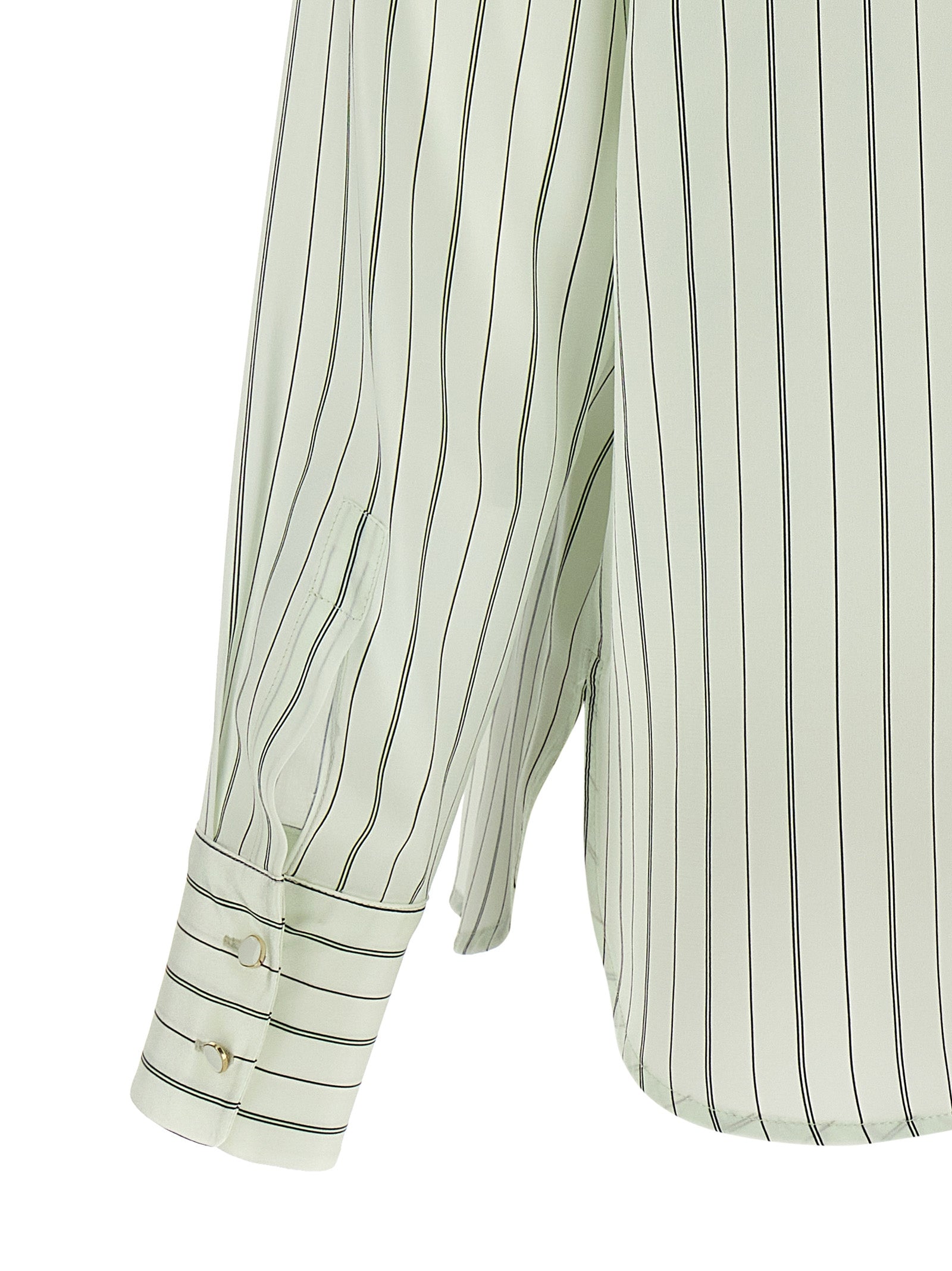 Max Mara Bicolor Silk Women's Blouse