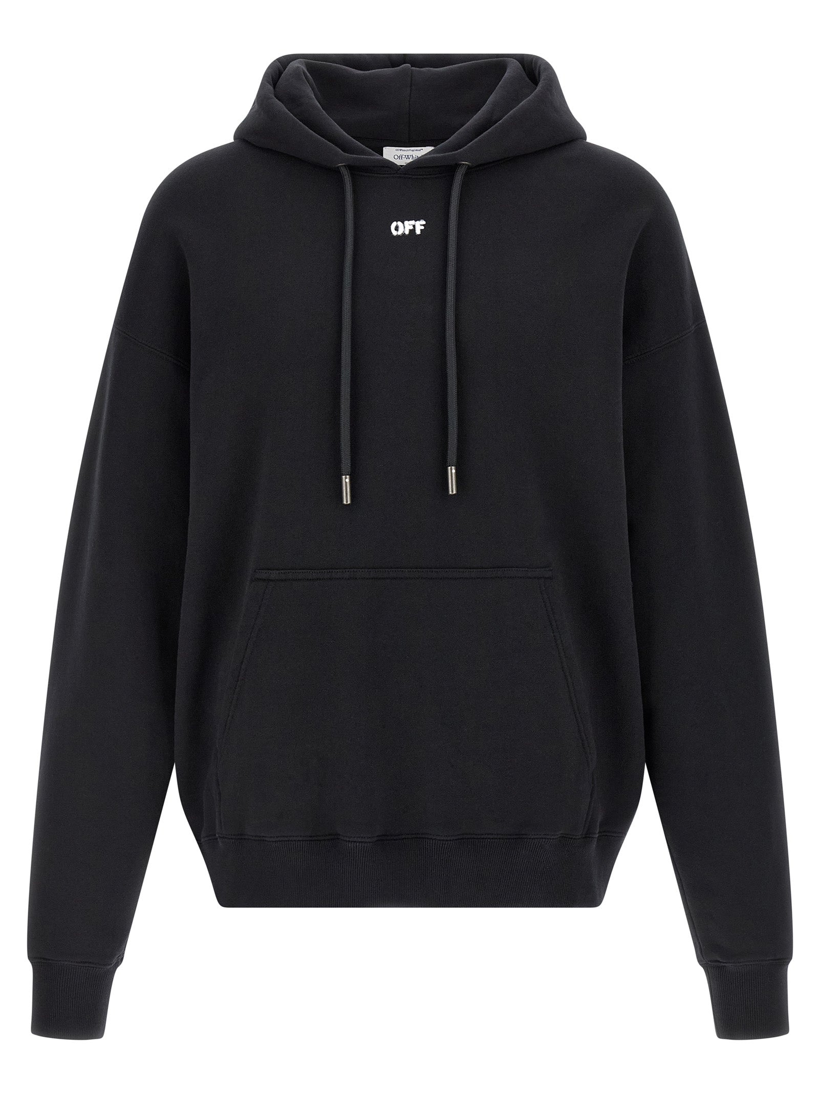 Off-White Black Cotton Men's Sweatshirt