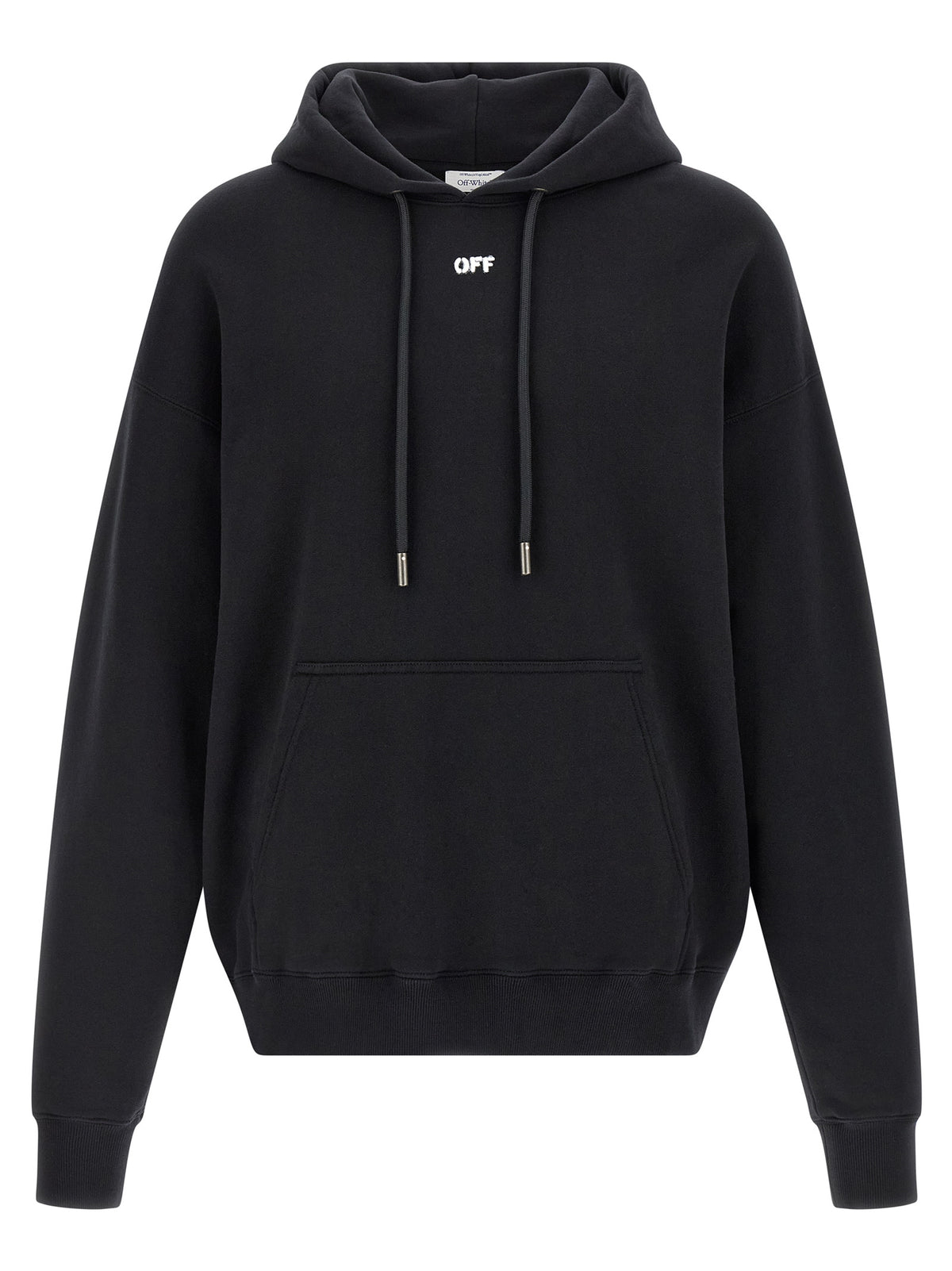 Off-White Black Cotton Men's Sweatshirt