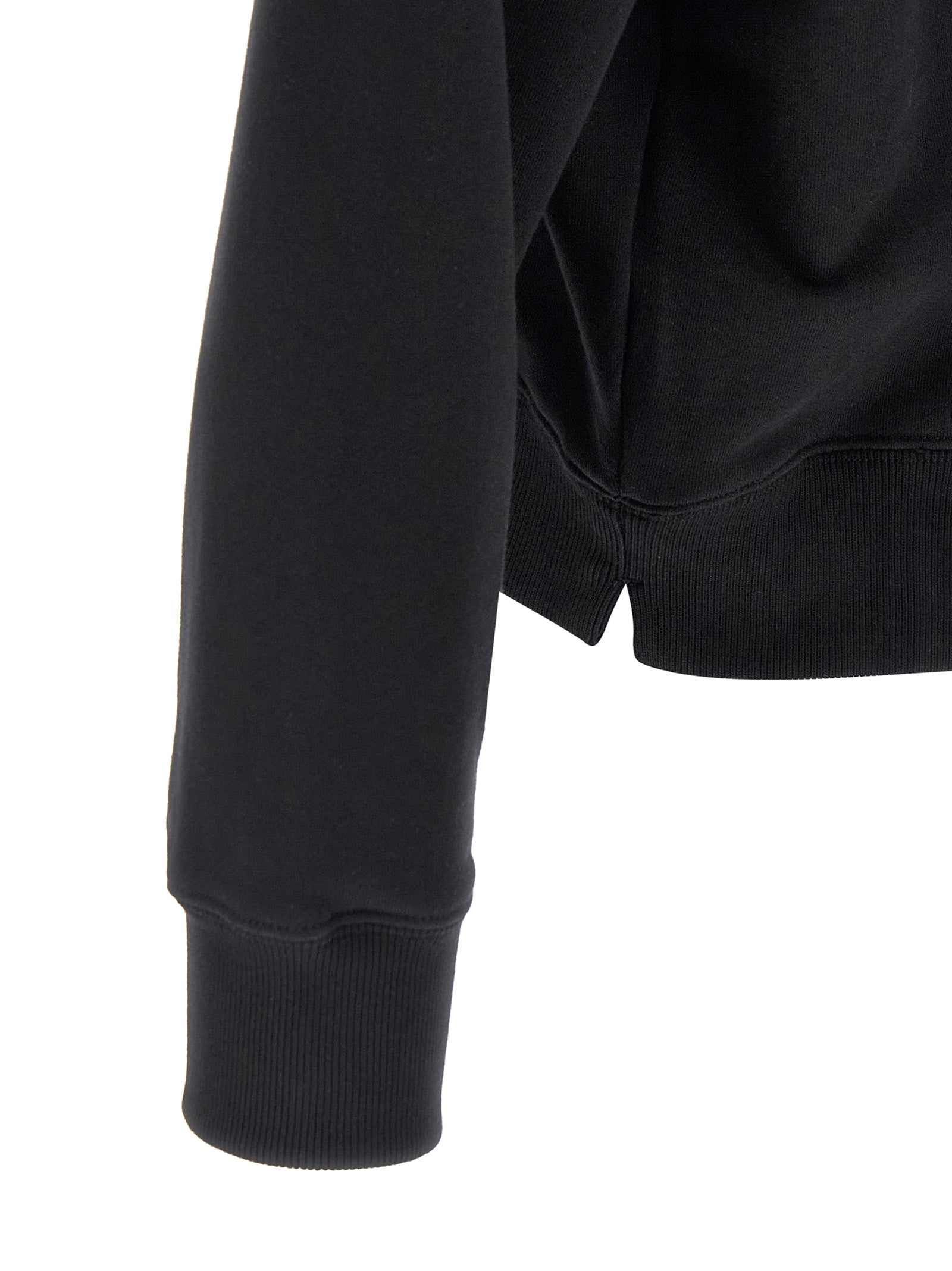 Off-White Black Cotton Men's Sweatshirt