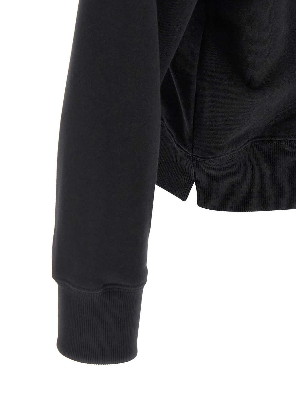 Off-White Black Cotton Men's Sweatshirt
