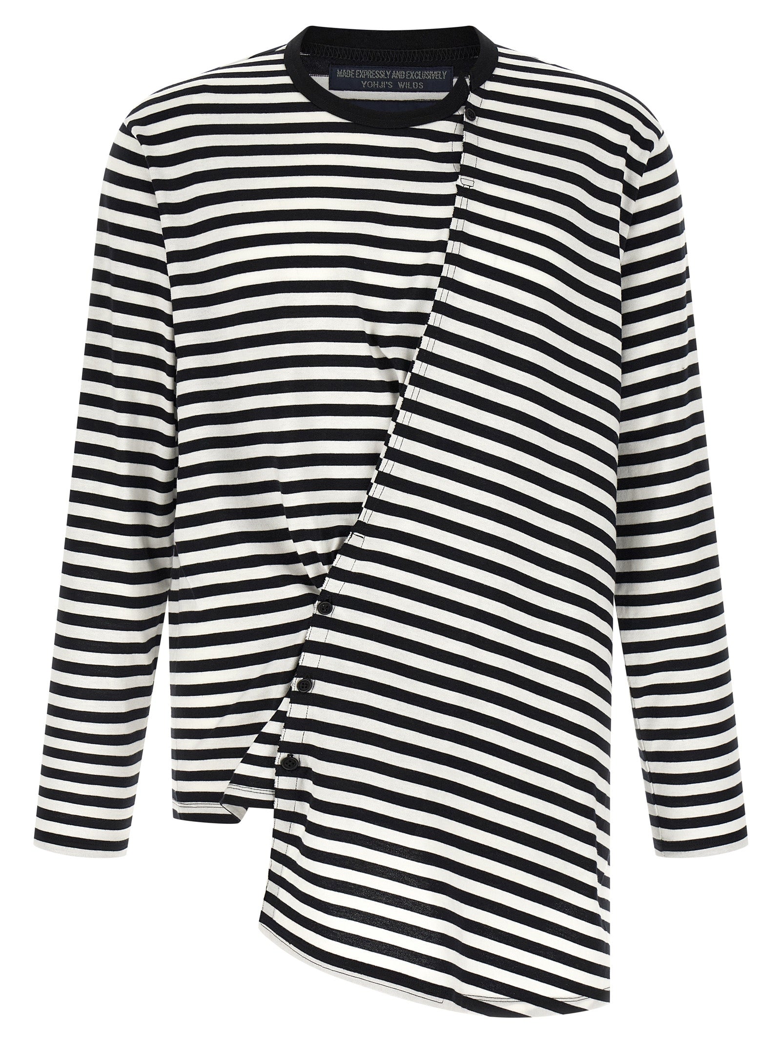 Yohji Yamamoto Bicolor Cotton Men's Cardigan
