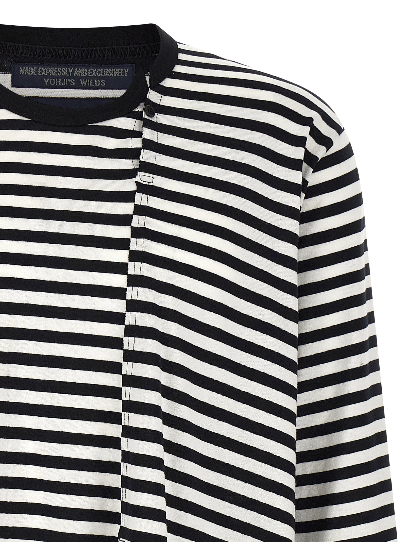 Yohji Yamamoto Bicolor Cotton Men's Cardigan