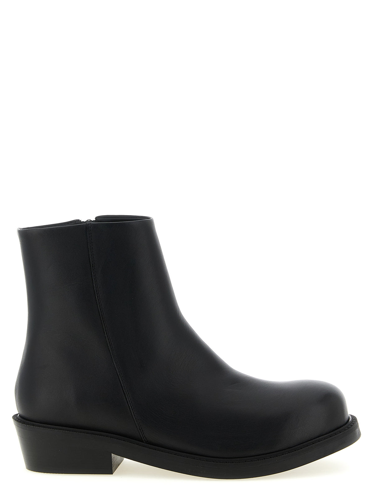 SÉFR Black Calfskin Ankle Men's Boots