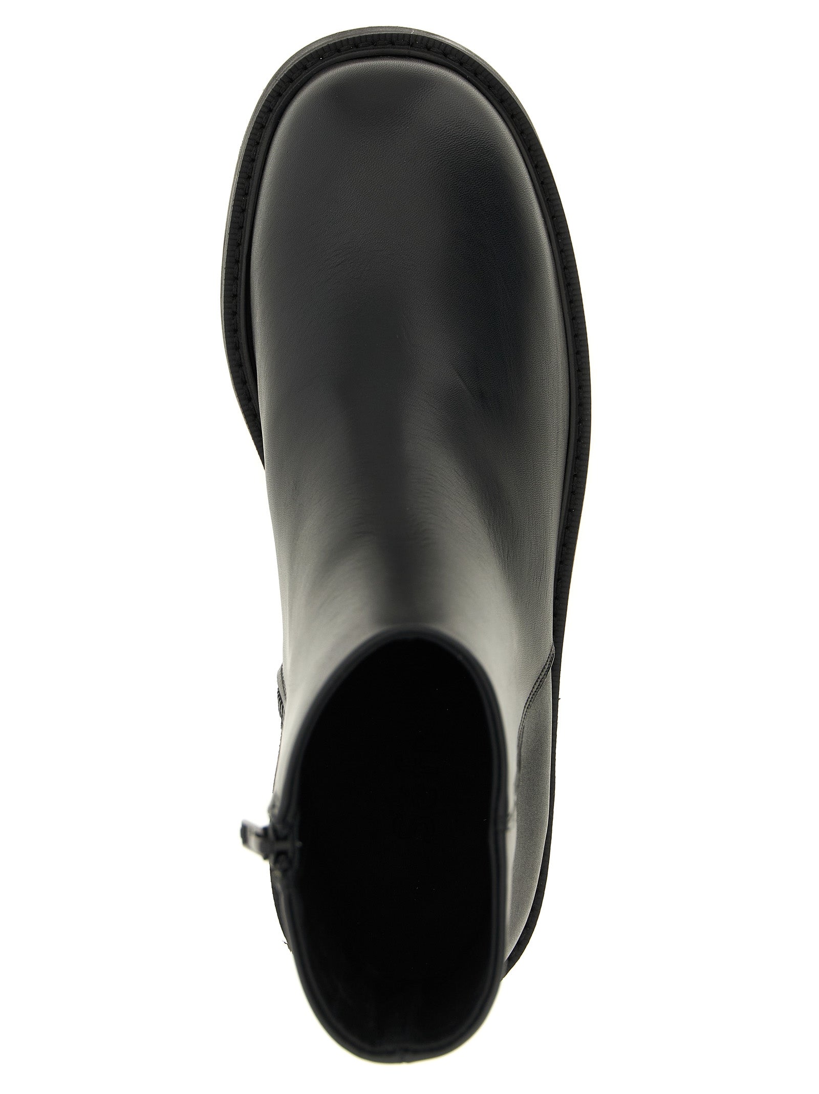 SÉFR Black Calfskin Ankle Men's Boots