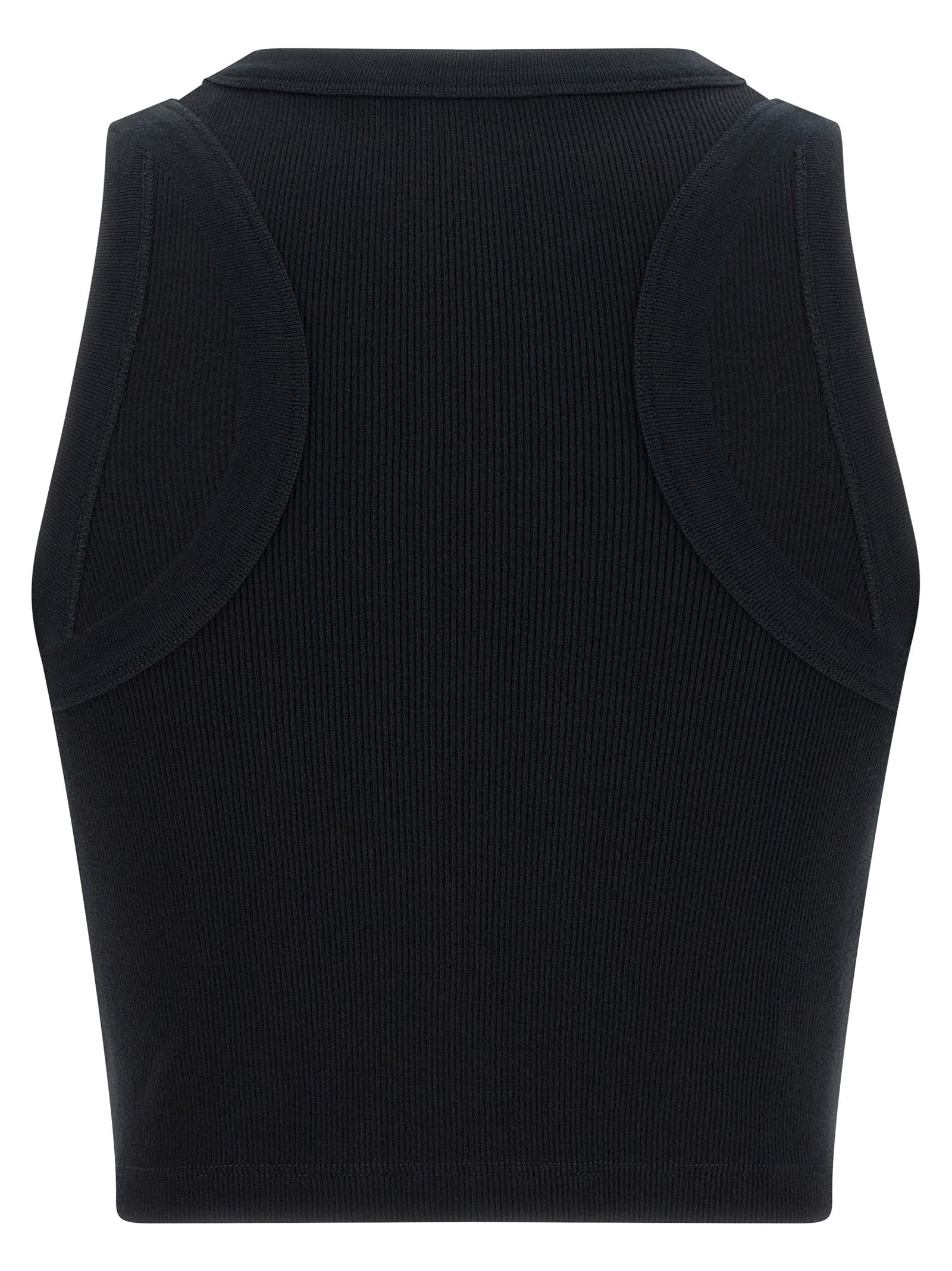 Givenchy Black Cotton Sleeveles Women's T-Shirt