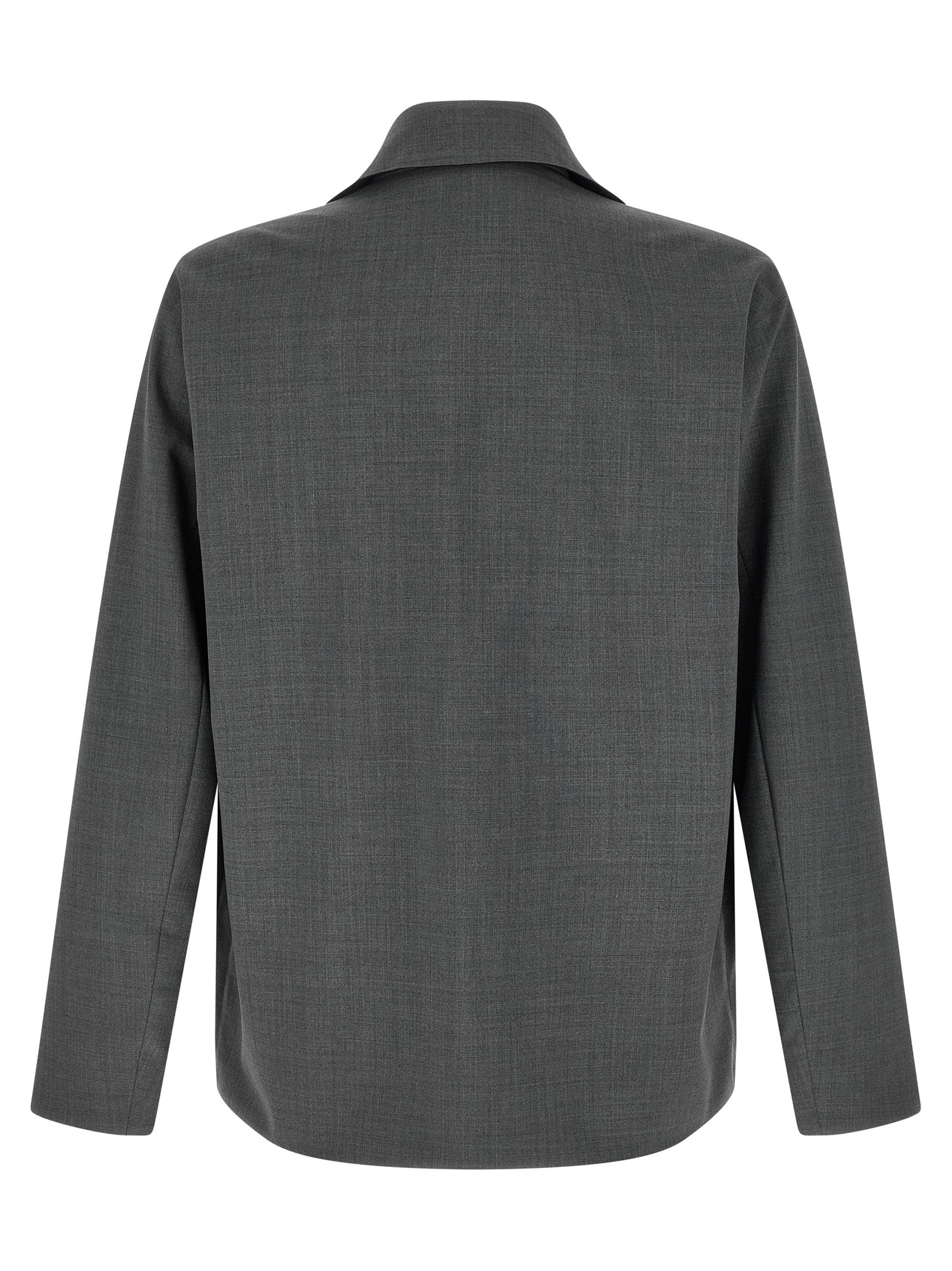 Herno Gray Polyester Full-Length Men's Jacket