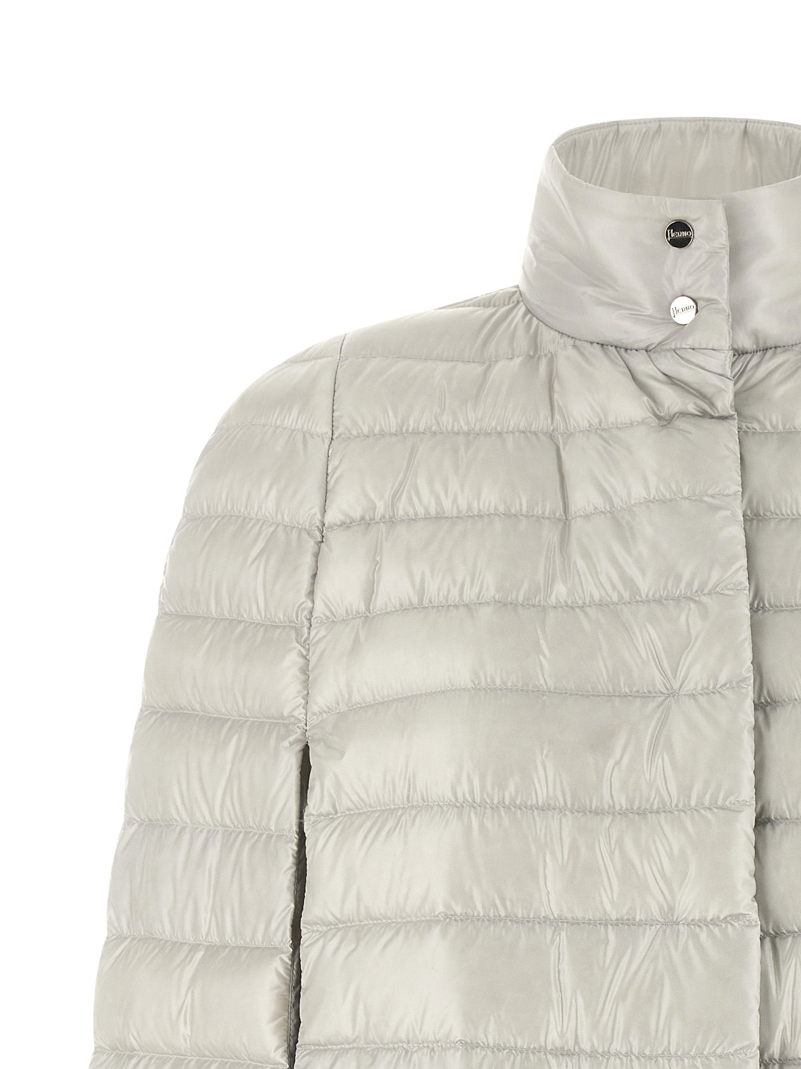 Herno Gray Polyamide Full-Length Women's Jacket