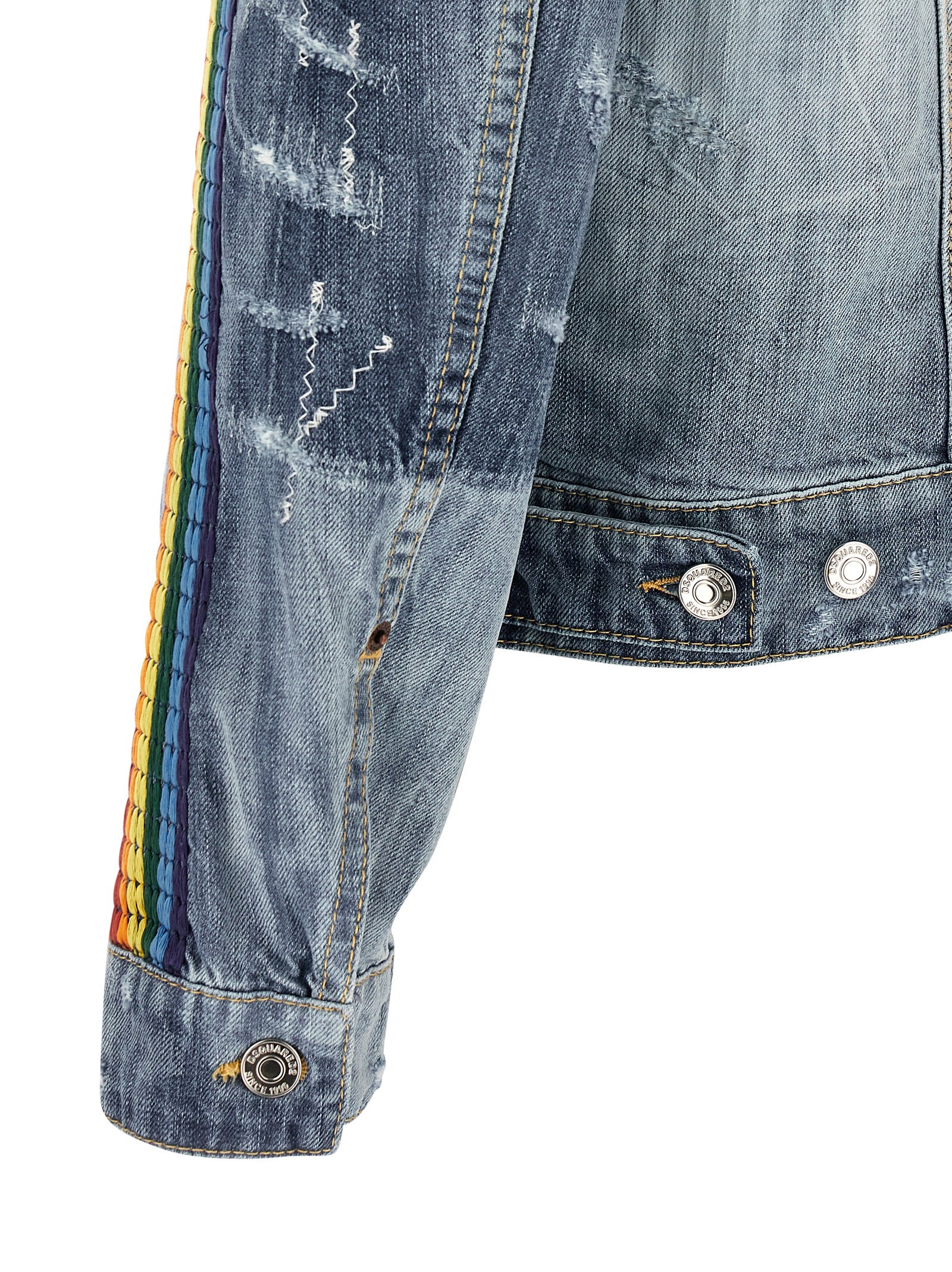 Dsquared² Blue Cotton Denim Men's Jacket