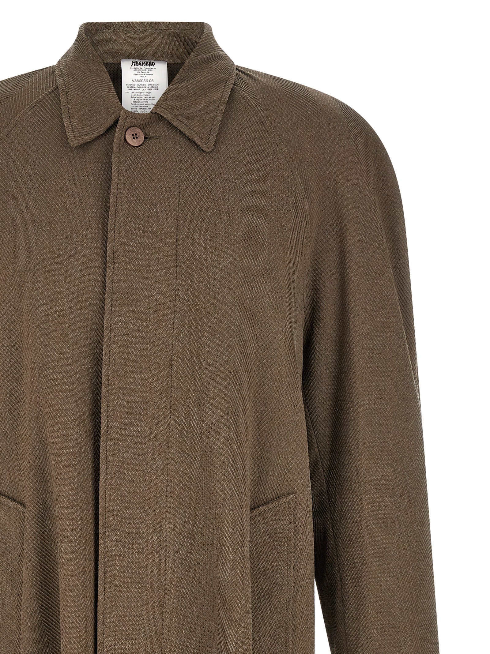 Magliano Beige Virgin Wool Men's Coat