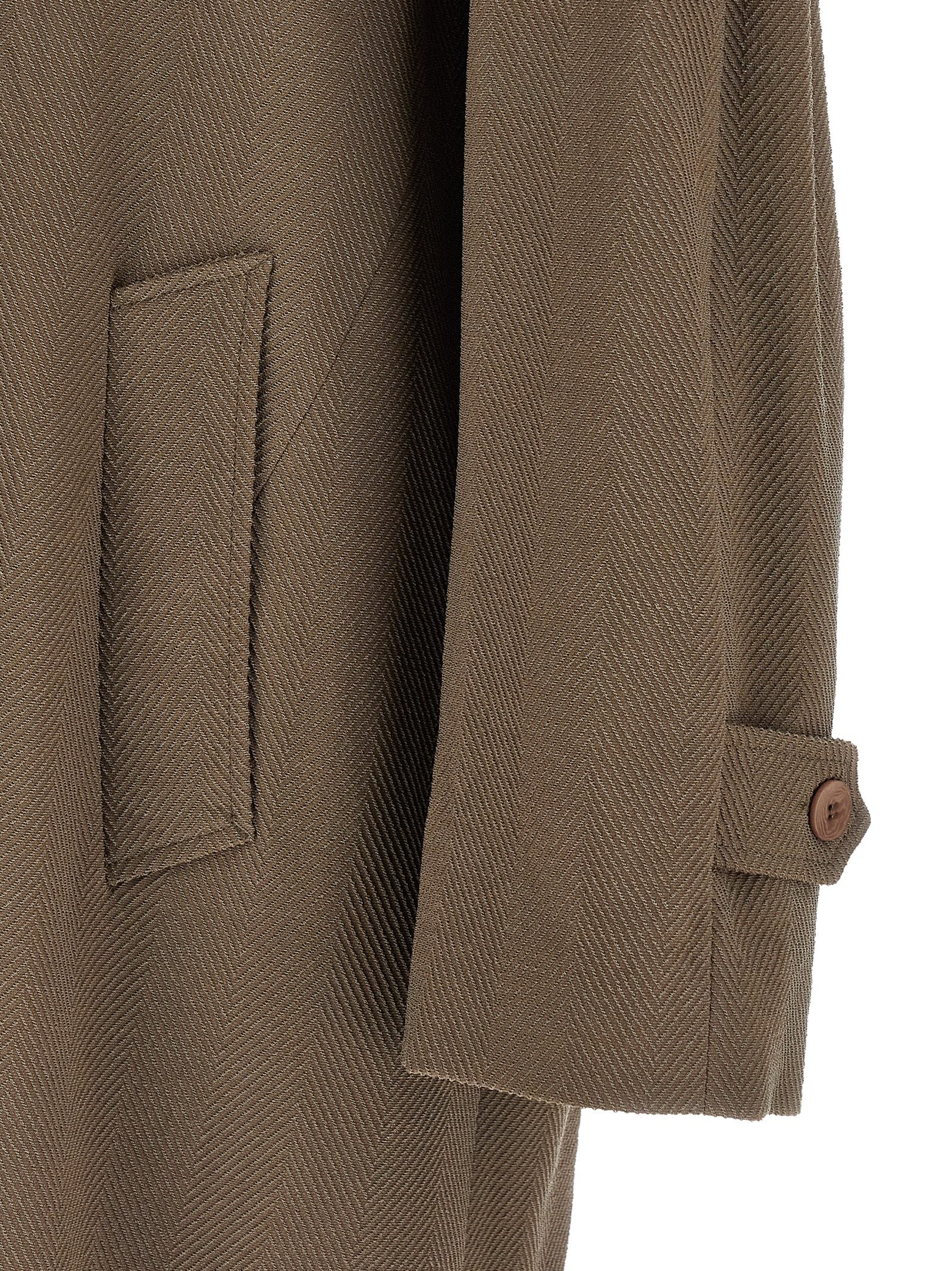 Magliano Beige Virgin Wool Men's Coat