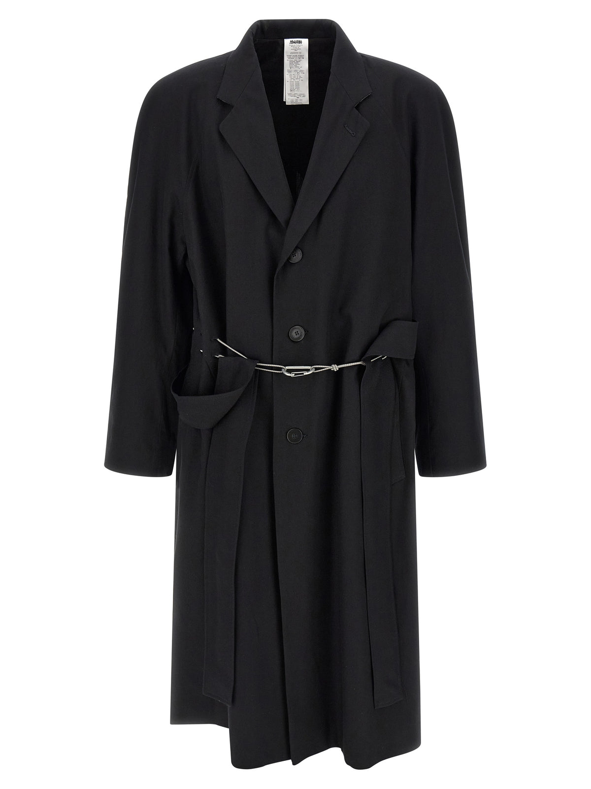 Magliano Black Cotton Men's Coat