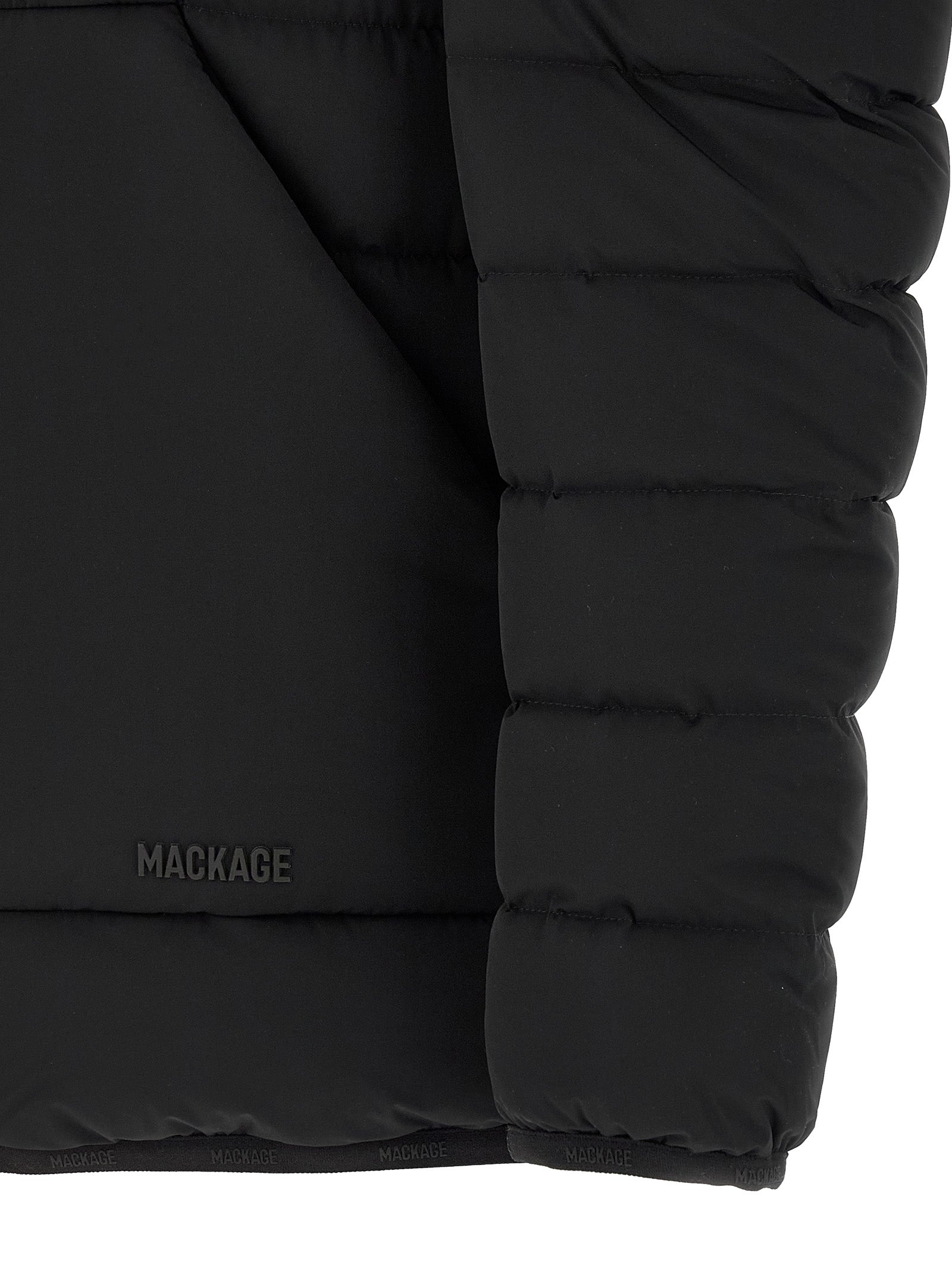 Mackage Black Nylon Full-Length Men's Jacket