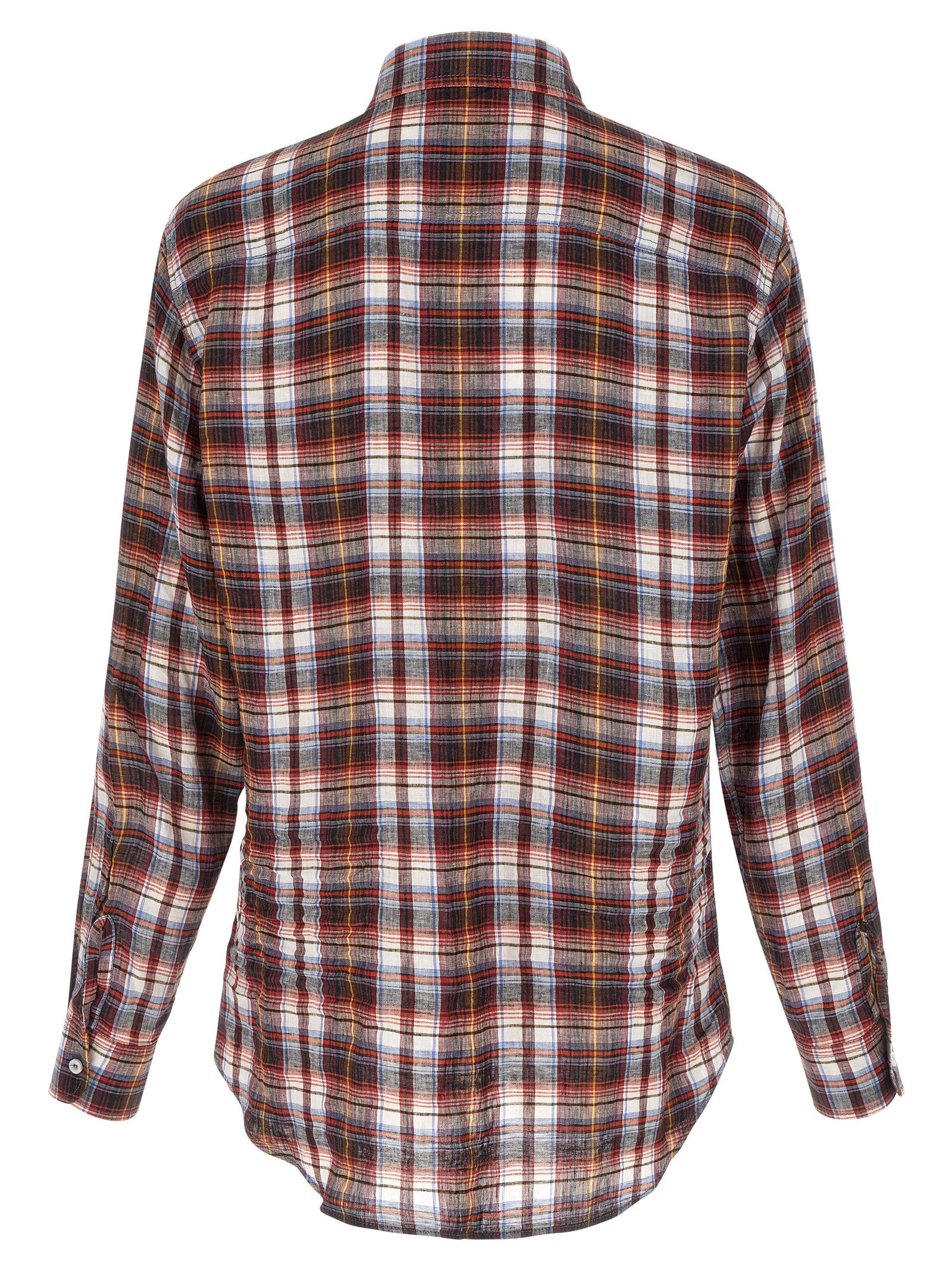 Dsquared² Red Linen Men's Blouse