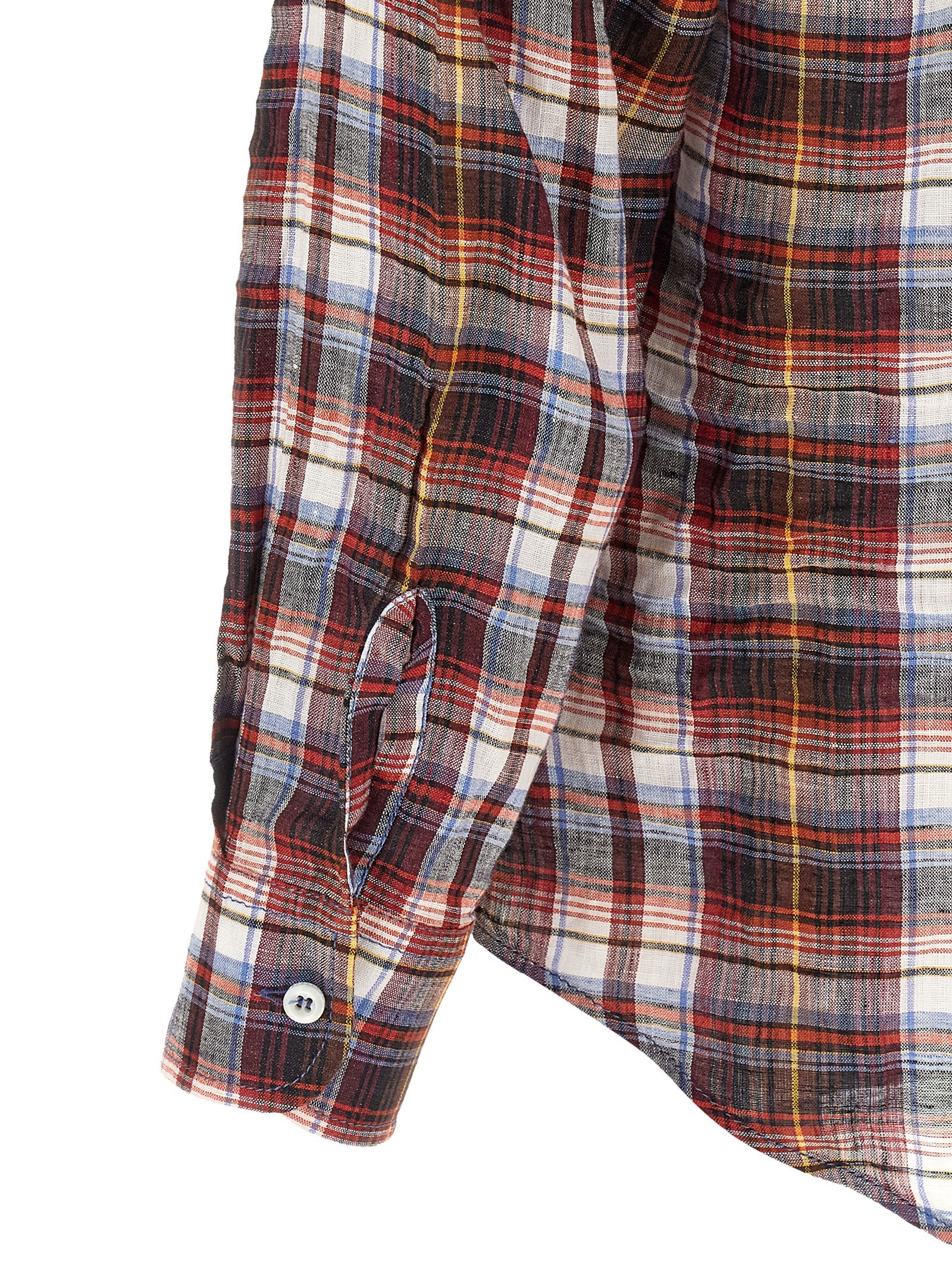 Dsquared² Red Linen Men's Blouse