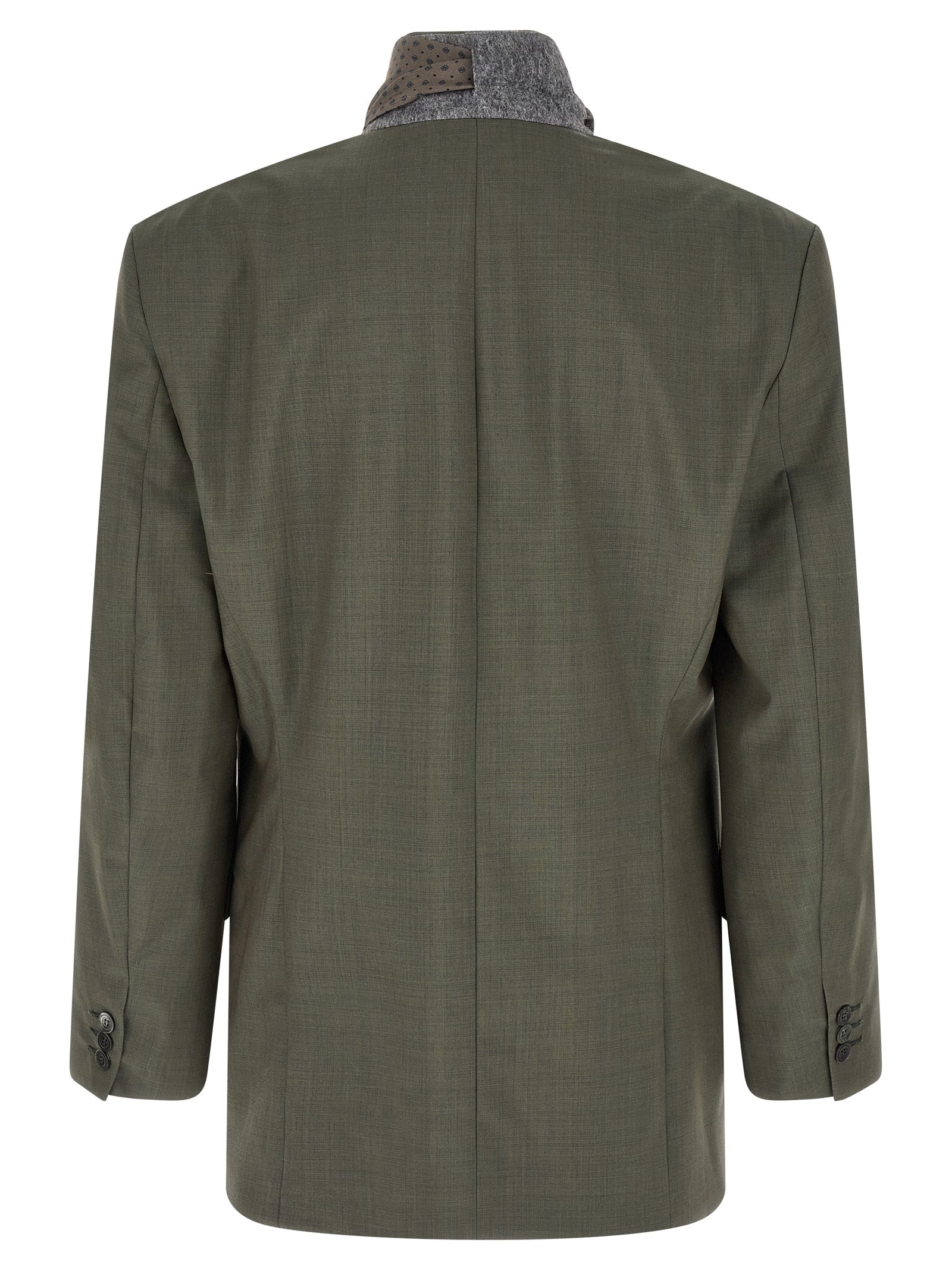 Magliano Bicolor Virgin Wool Men's Blazer