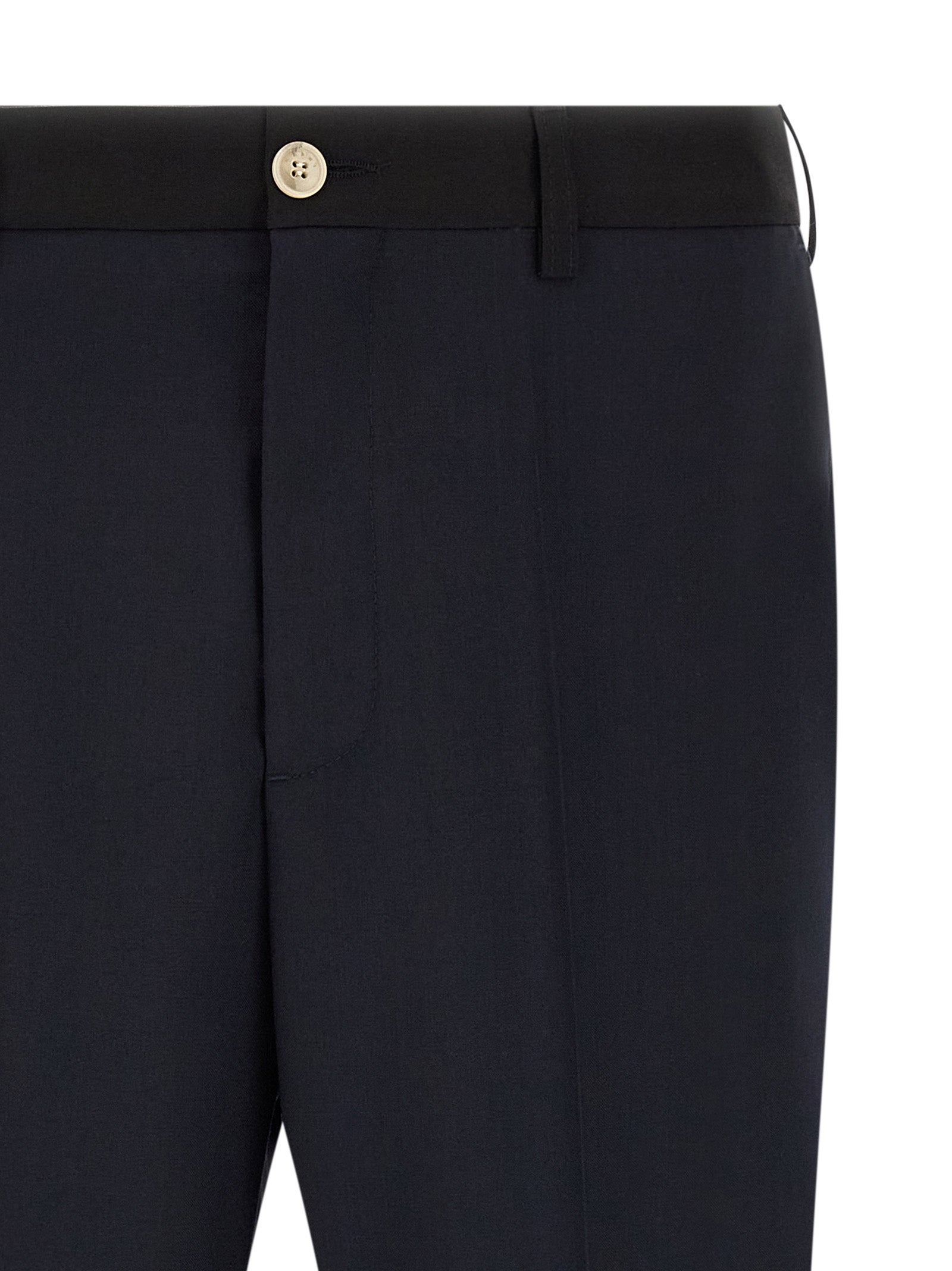 Marni Blue Virgin Wool Casual Men's Pants