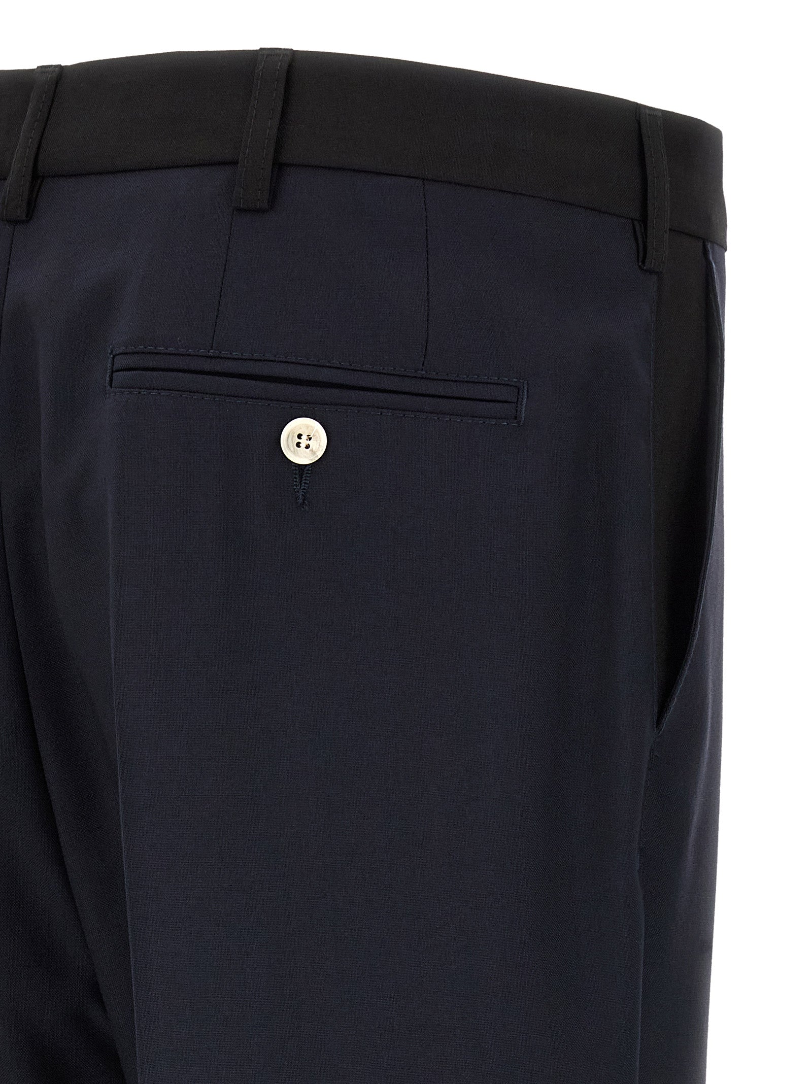 Marni Blue Virgin Wool Casual Men's Pants