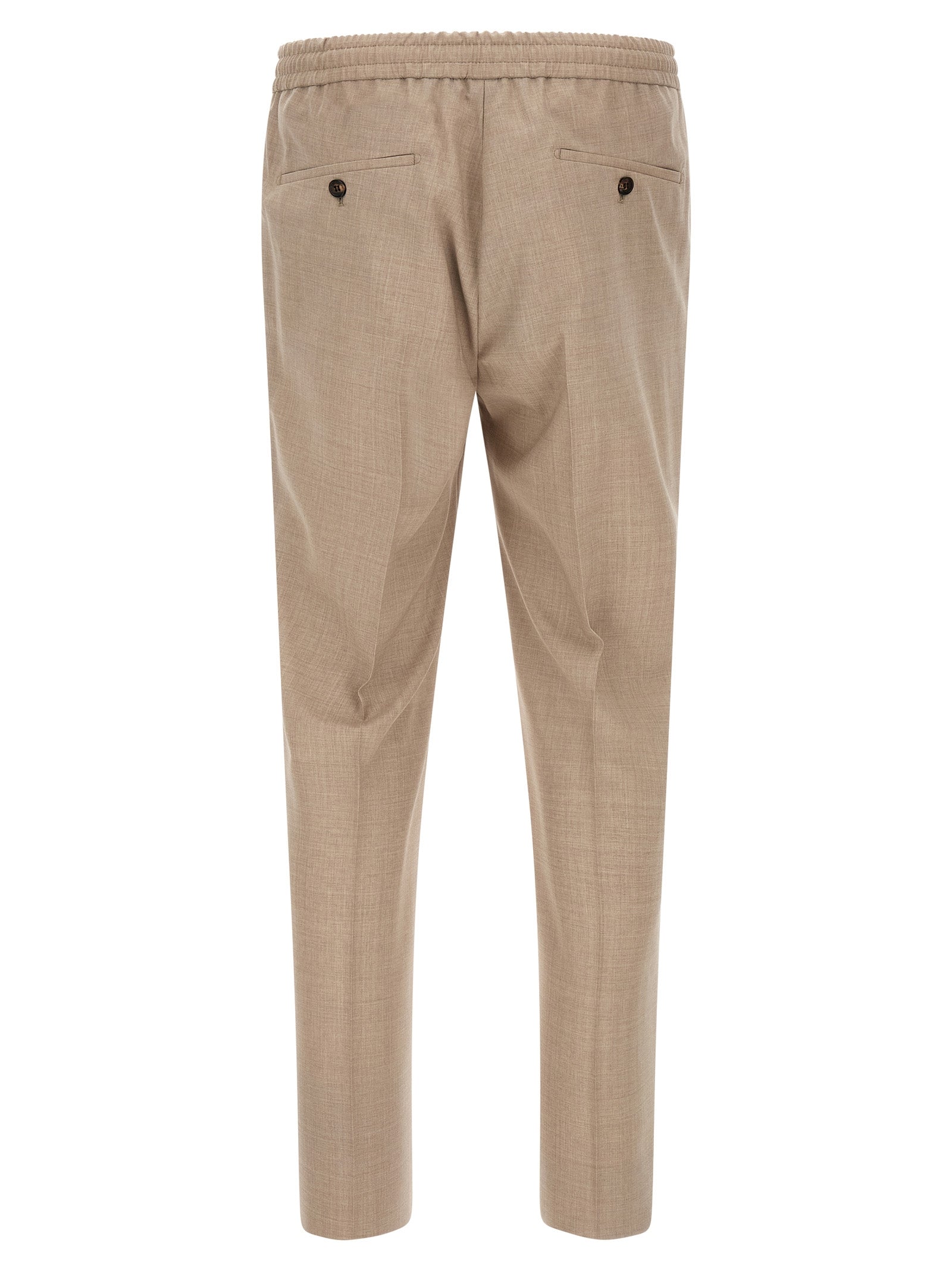 Incotex Beige Virgin Wool Casual Men's Pants