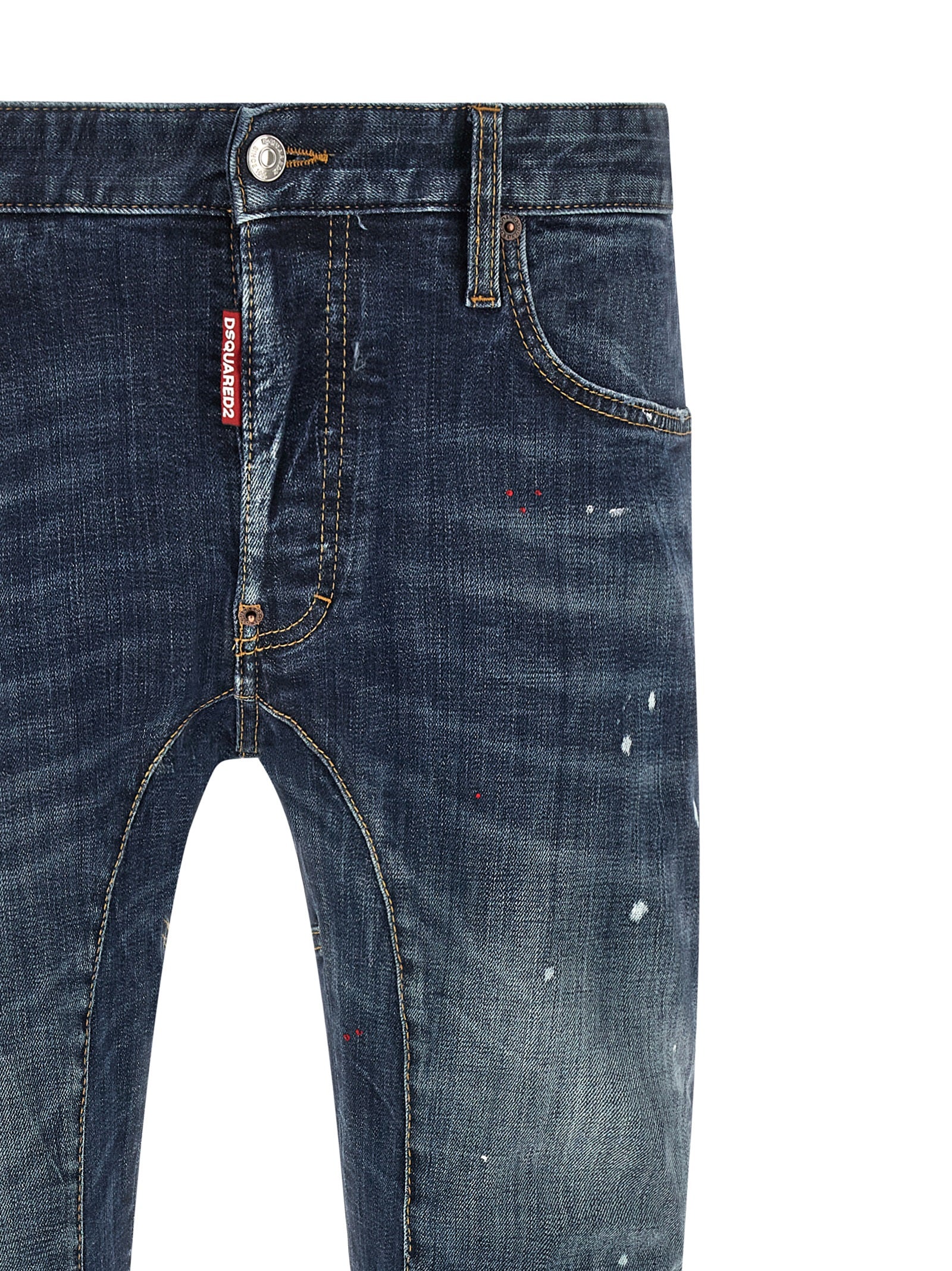 Dsquared² Blue Cotton Jeans Men's Denim