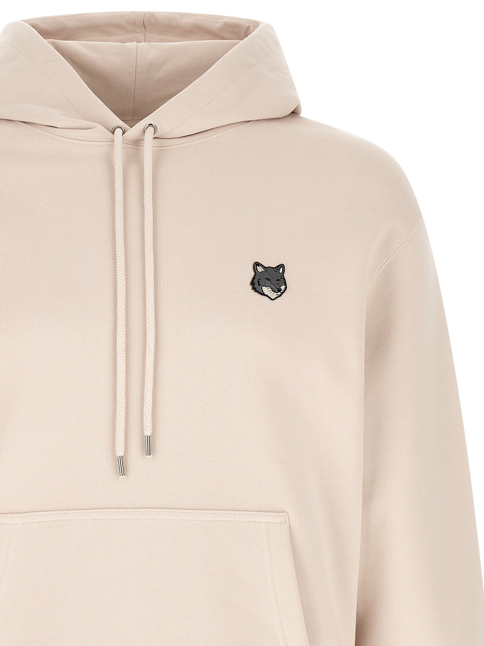Maison Kitsuné Beige Cotton Men's Sweatshirt