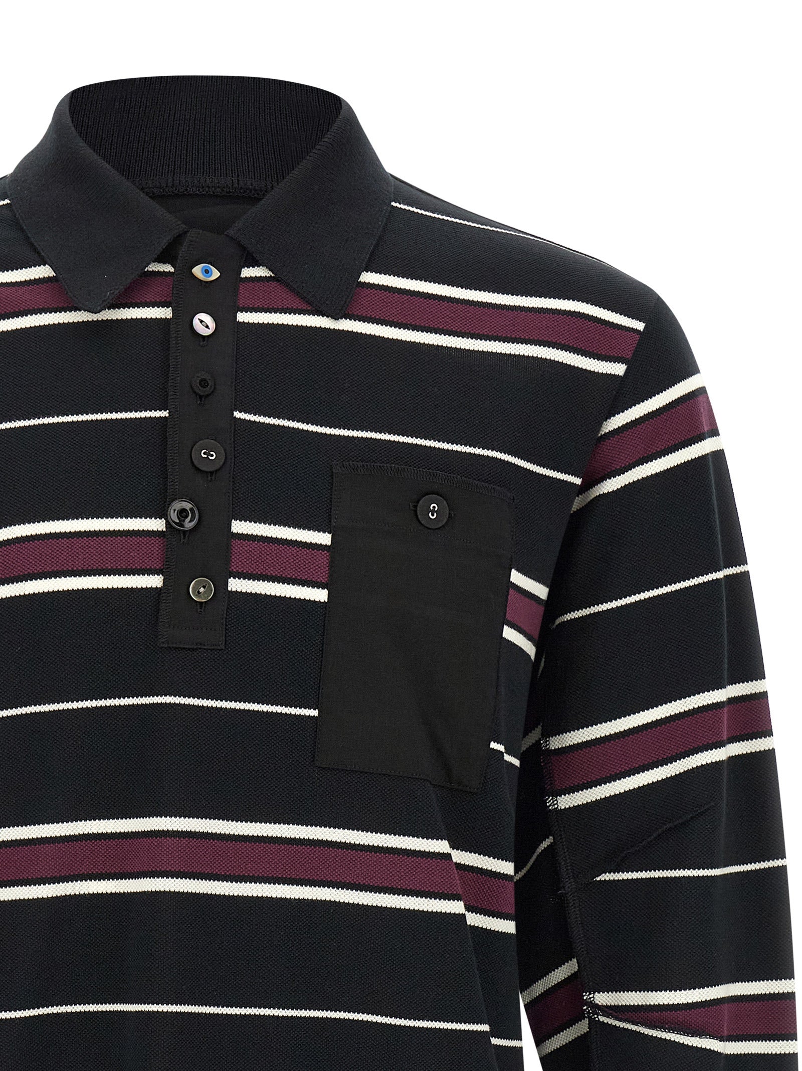 Undercover Multicolor Cotton Polo Men's Shirt