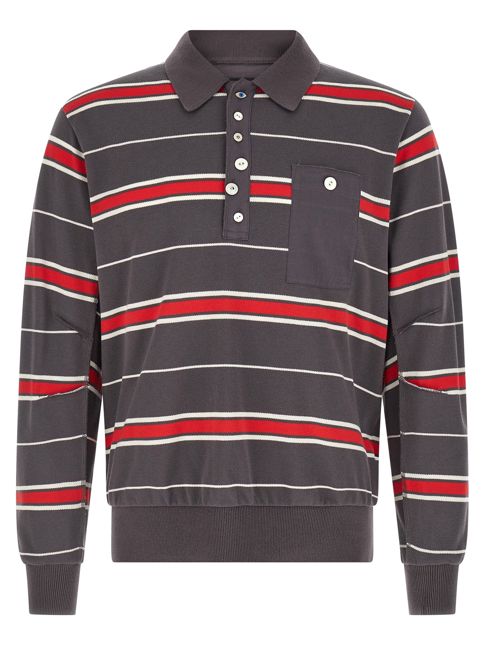 Undercover Gray Cotton Polo Men's Shirt