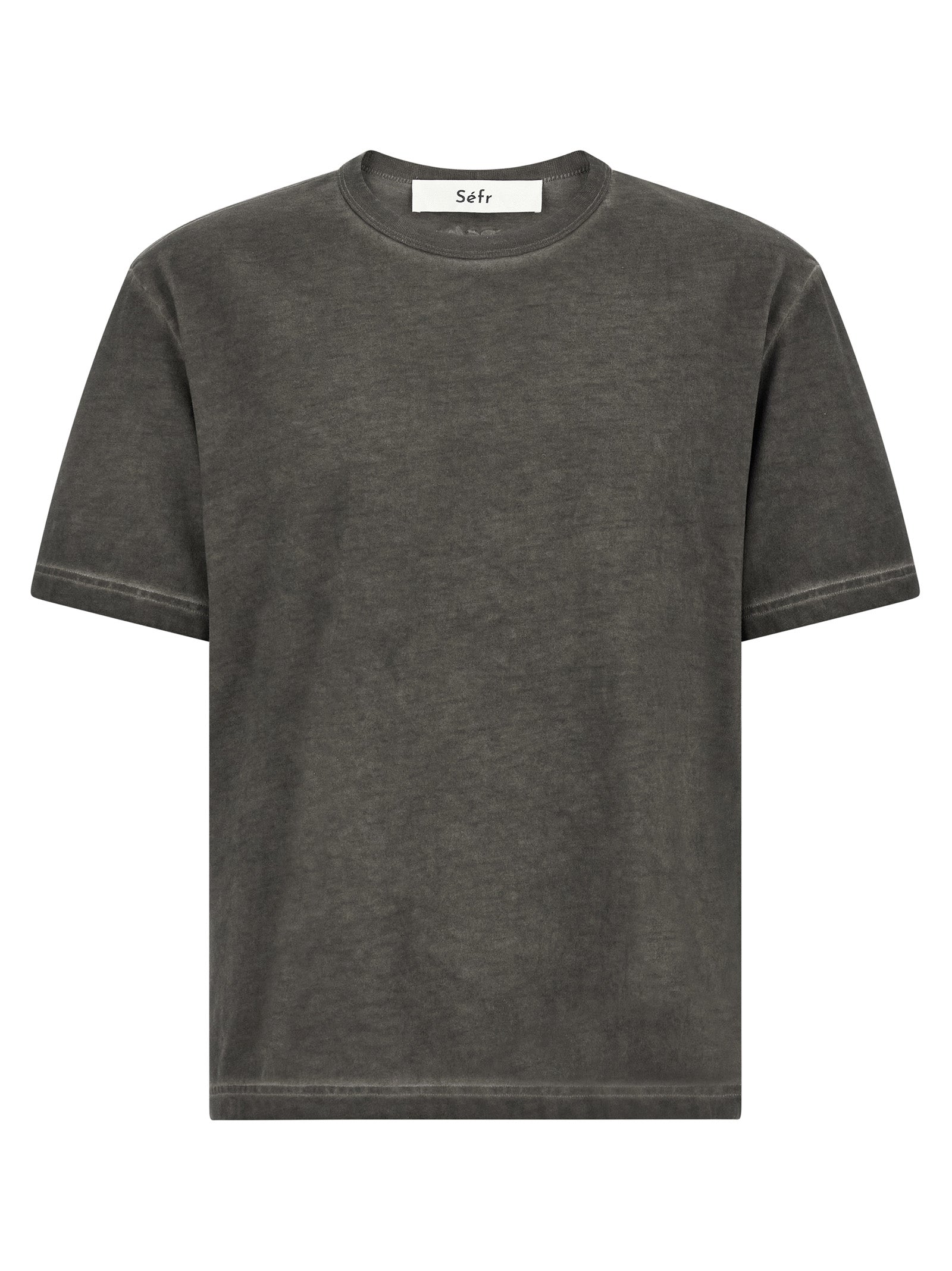 SÉFR Gray Cotton Men's T-Shirt