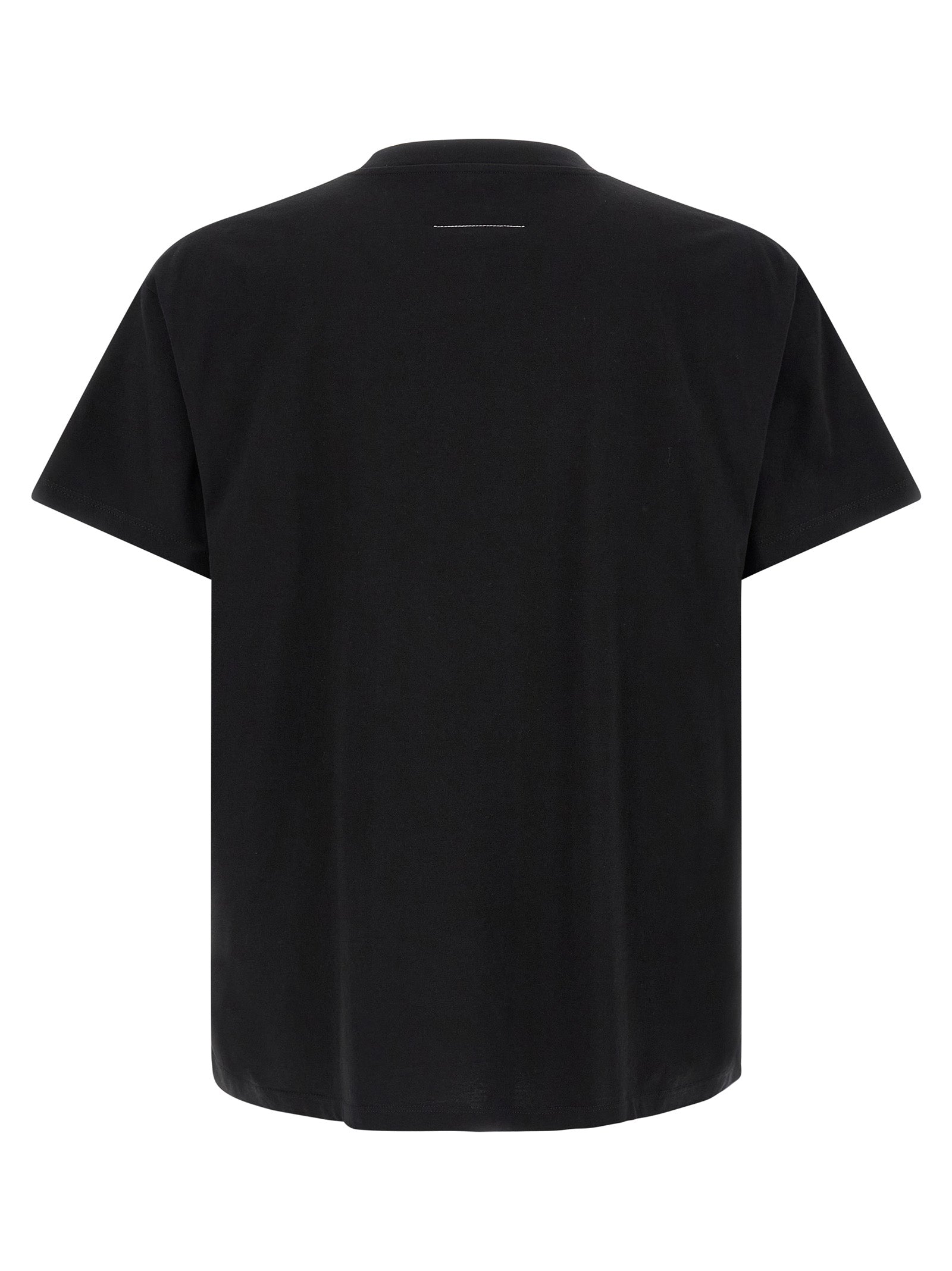 MM6 Maison Margiela Black Cotton Men's T-Shirt