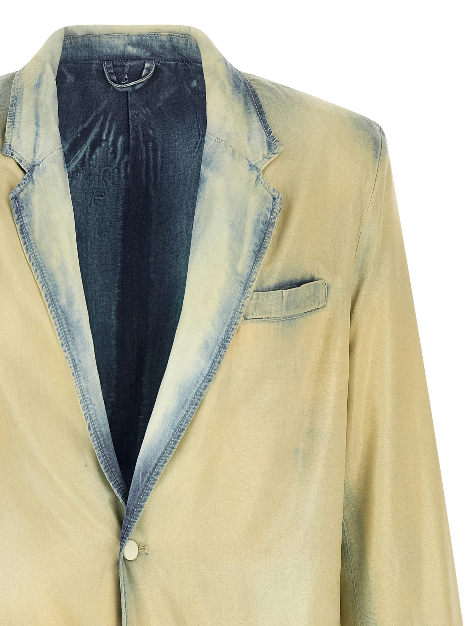 Diesel Beige Lyocell Men's Blazer
