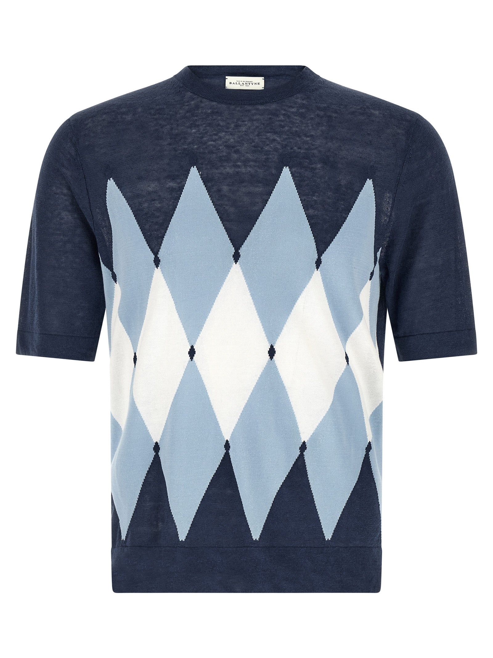 Ballantyne Blue Linen Men's T-Shirt