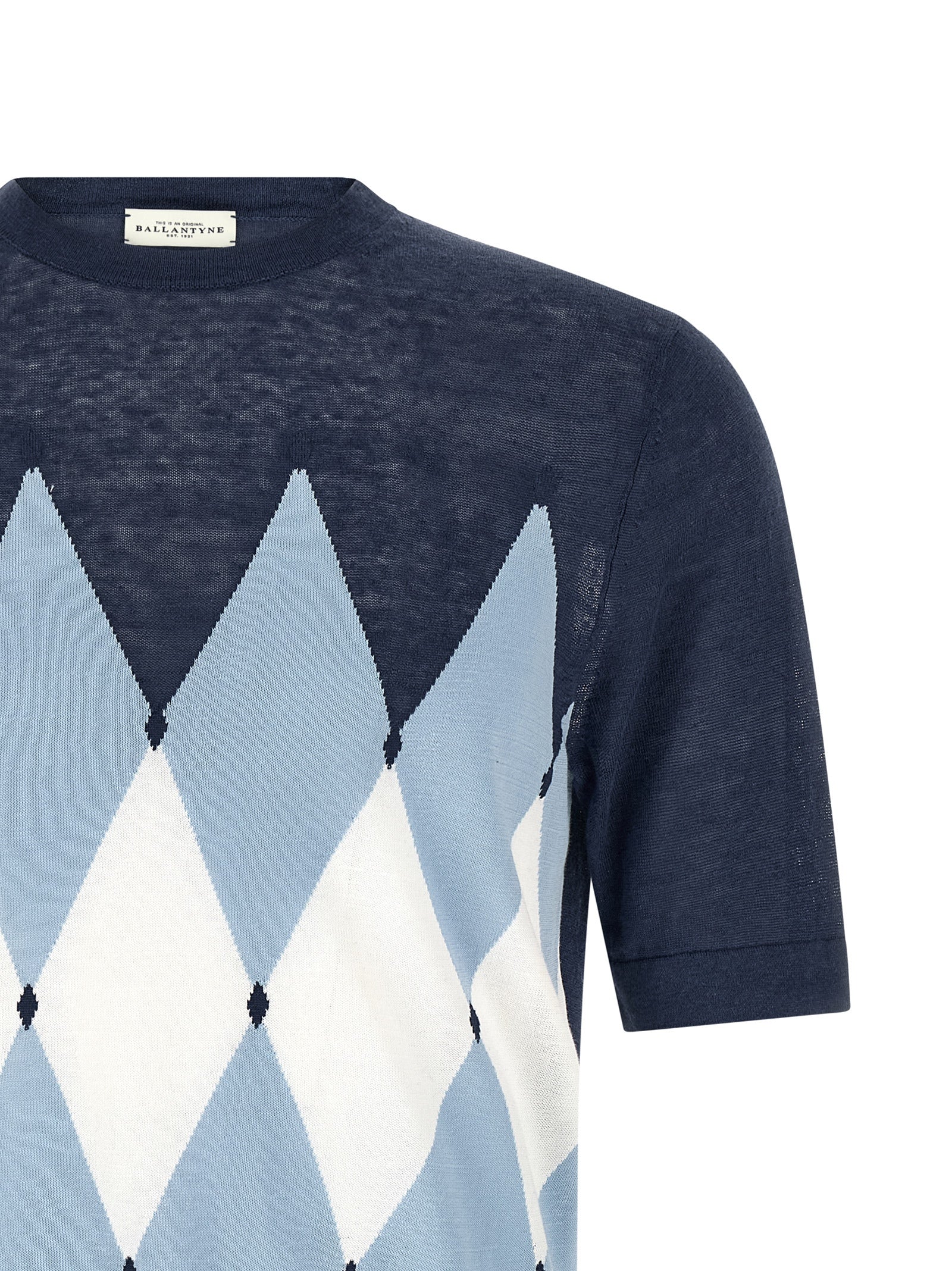 Ballantyne Blue Linen Men's T-Shirt