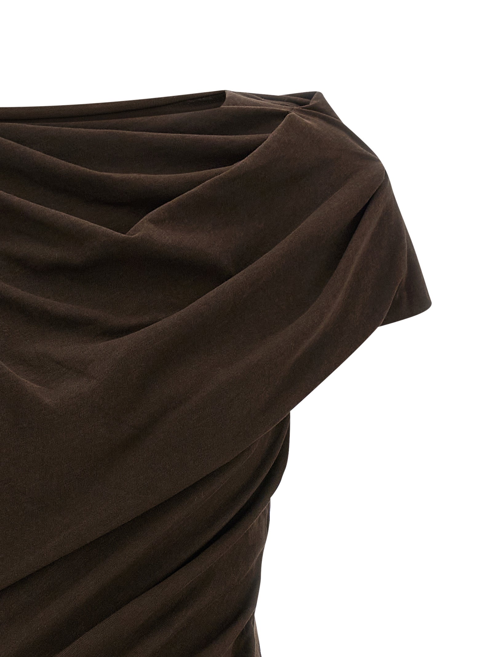 Entire Studios Brown Cotton Short Women's Dress