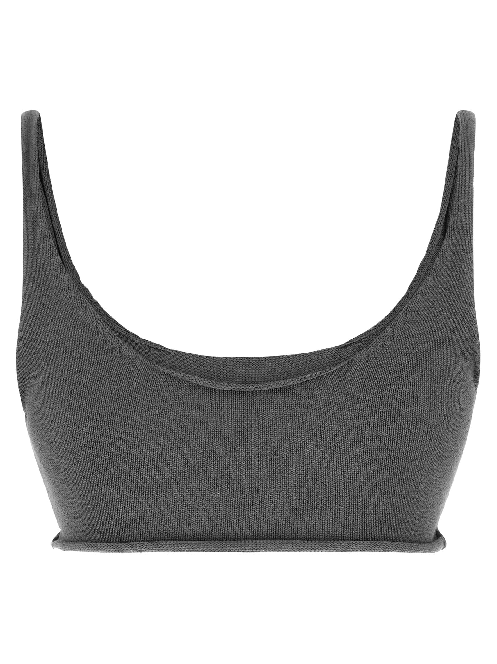 Entire Studios Gray Cotton Sport Women's Bra