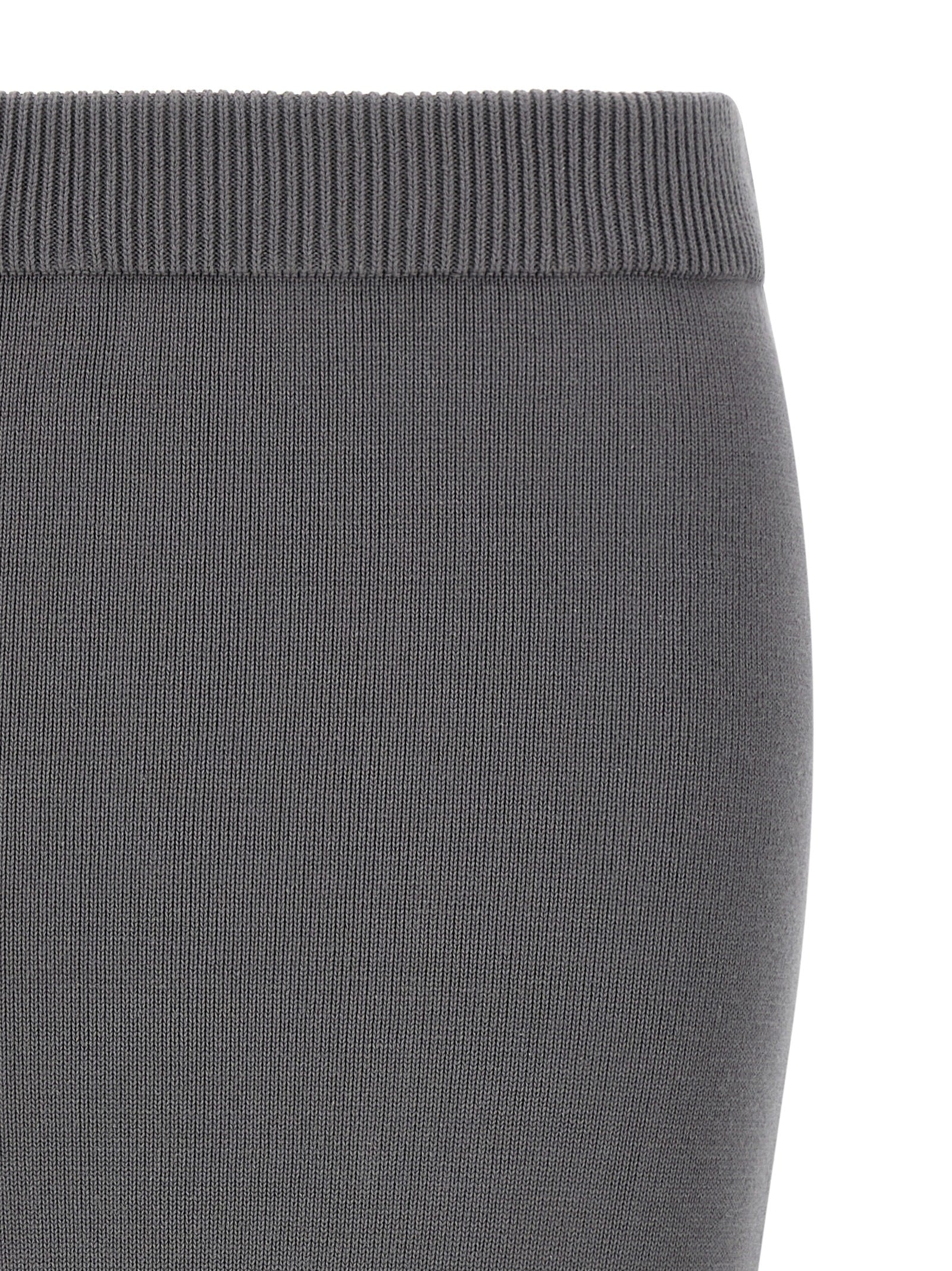 Entire Studios Gray Cotton Midi Women's Skirt