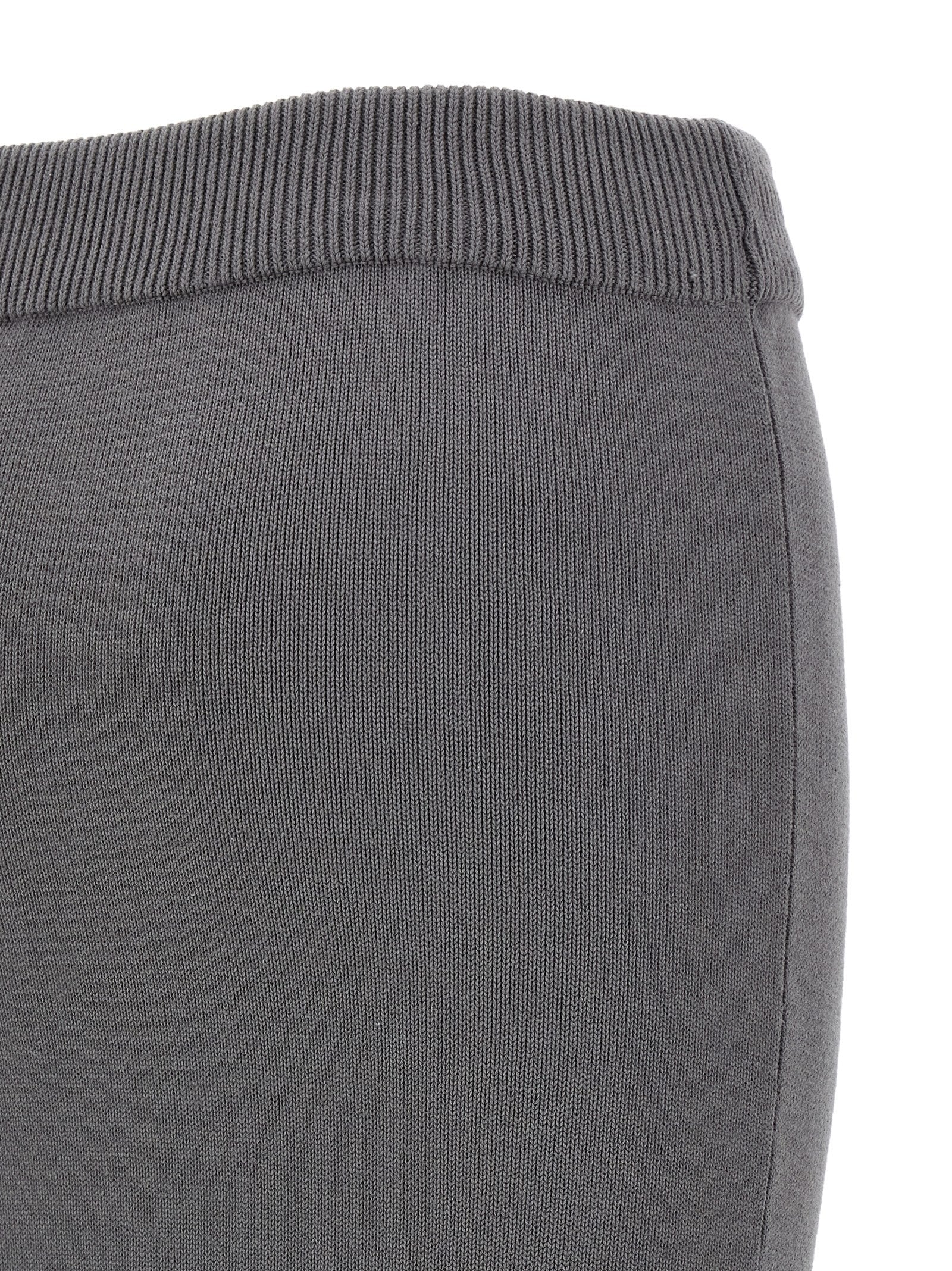 Entire Studios Gray Cotton Midi Women's Skirt