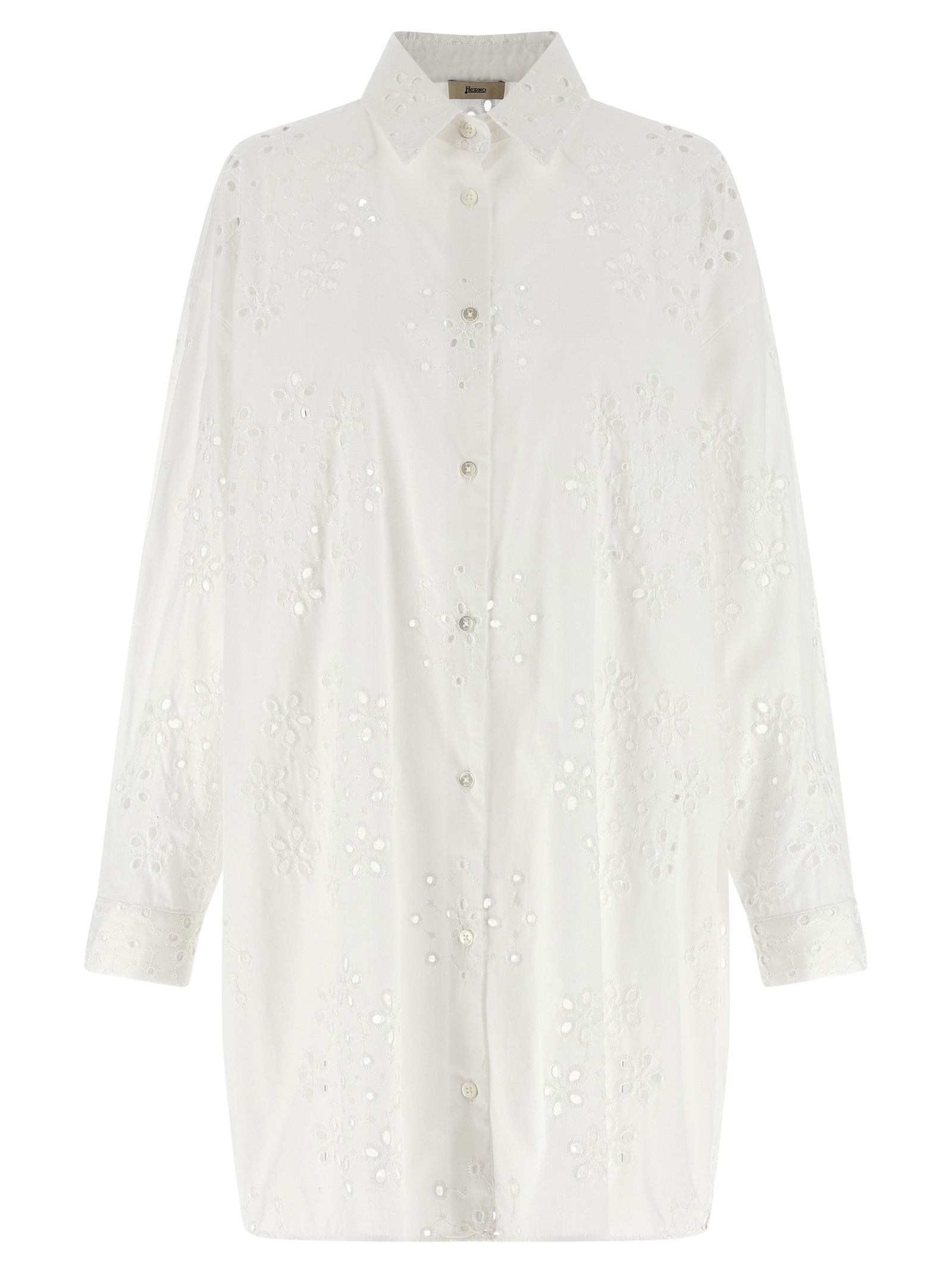 Herno White Cotton Women's Blouse