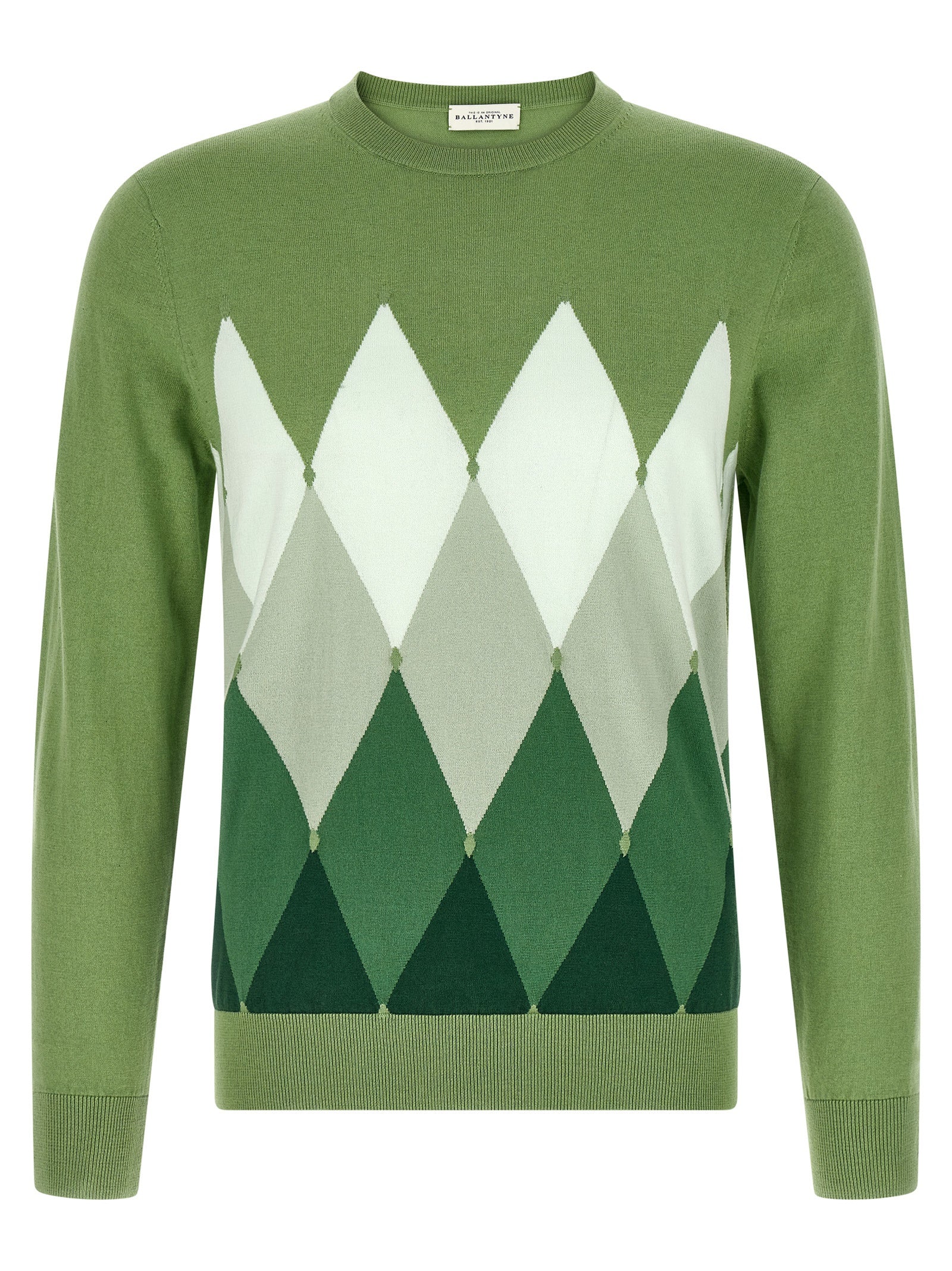 Ballantyne Bicolor Cotton Men's Cardigan
