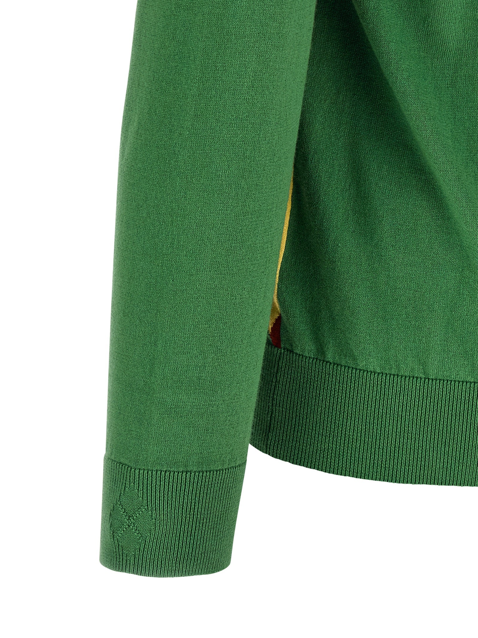 Ballantyne Bicolor Cotton Men's Cardigan