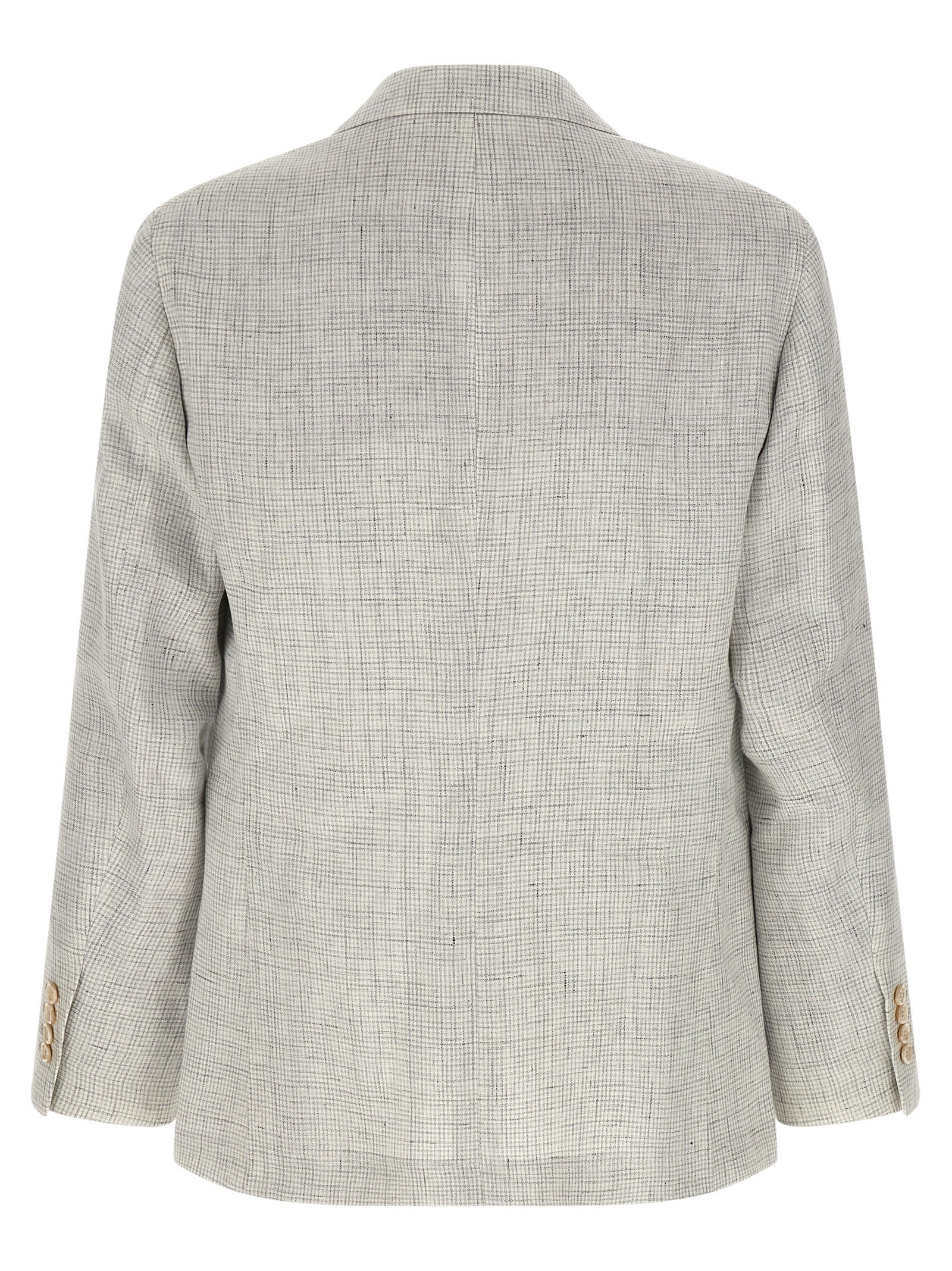 Brunello Cucinelli Beige Linen Men's Blazer