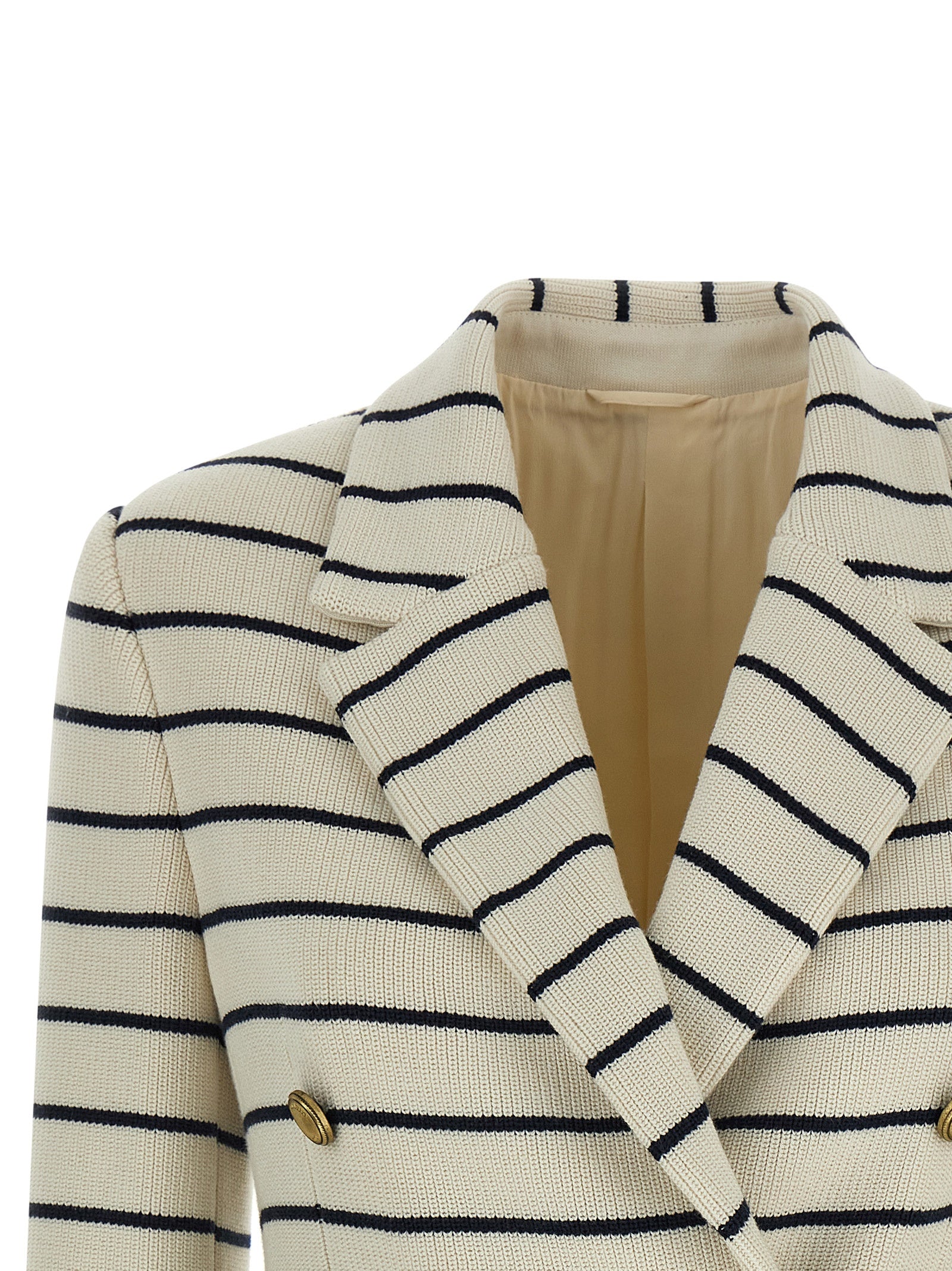 Brunello Cucinelli Blue Cotton Women's Blazer