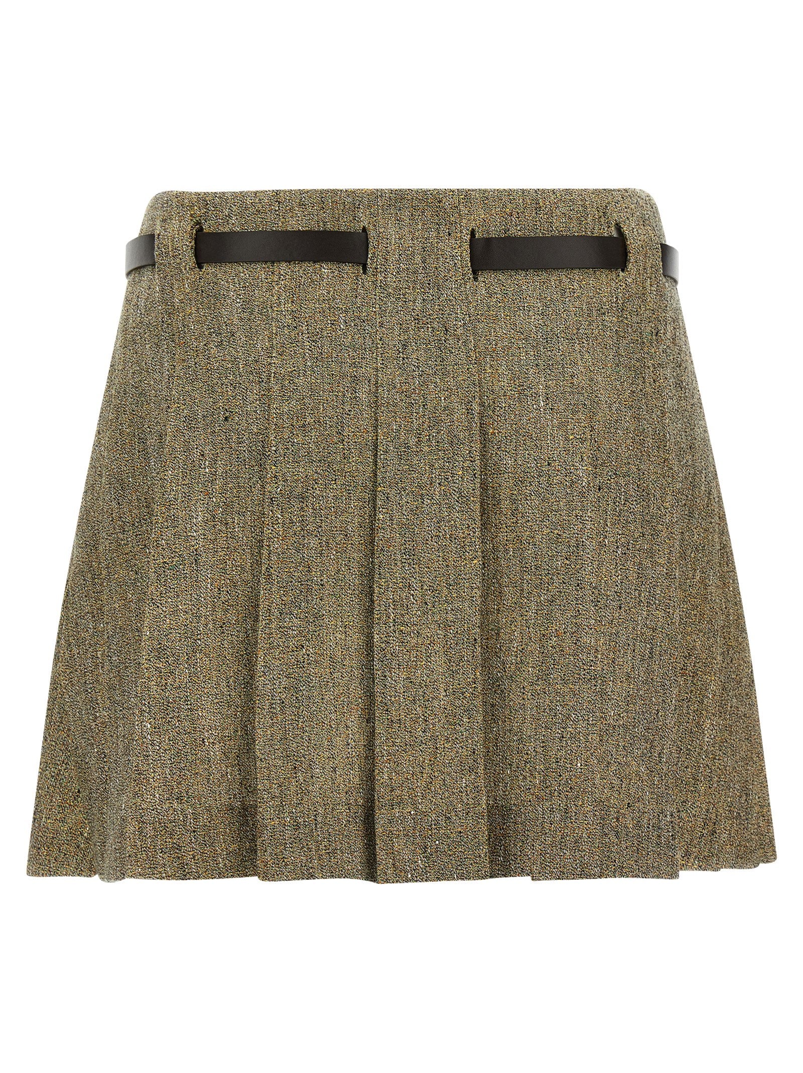 Ferragamo Multicolor Linen Long Women's Skirt