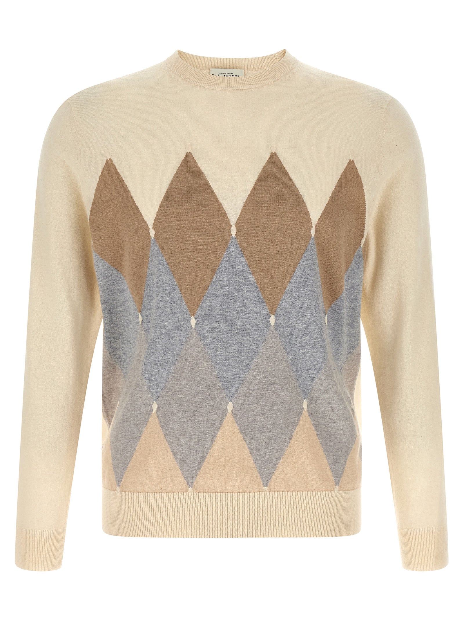 Ballantyne Beige Cotton Men's Cardigan