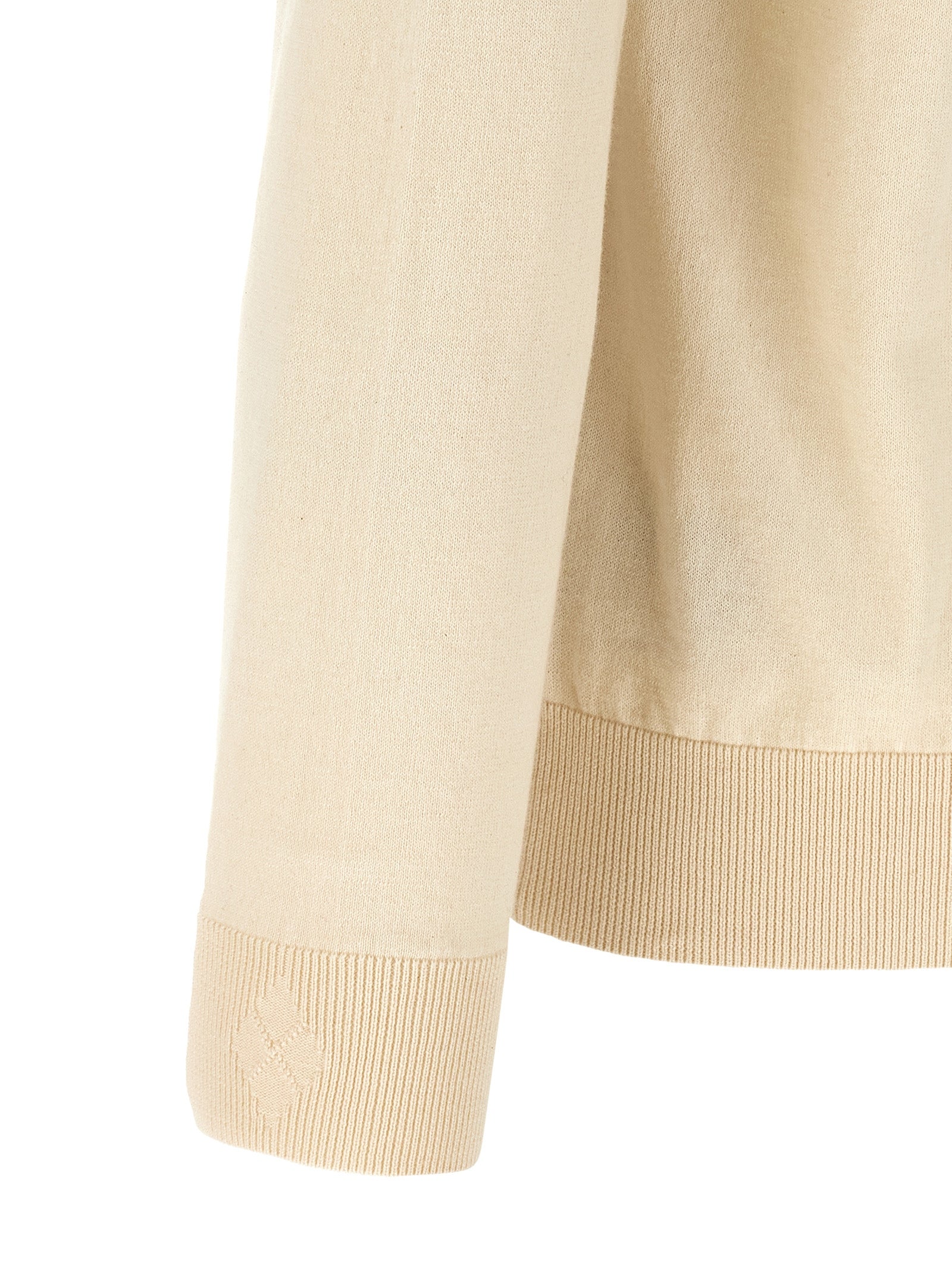 Ballantyne Beige Cotton Men's Cardigan