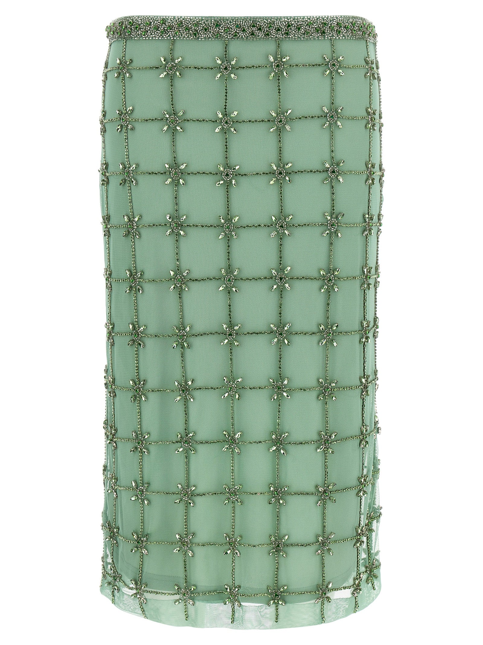 PINKO Bicolor Polyester Midi Women's Skirt