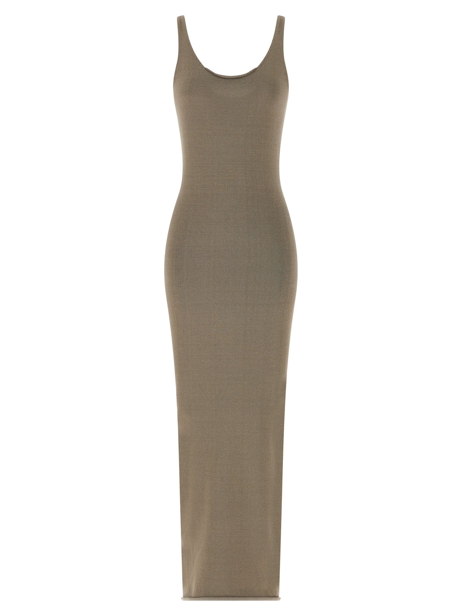 Entire Studios Beige Cotton Midi Women's Dress