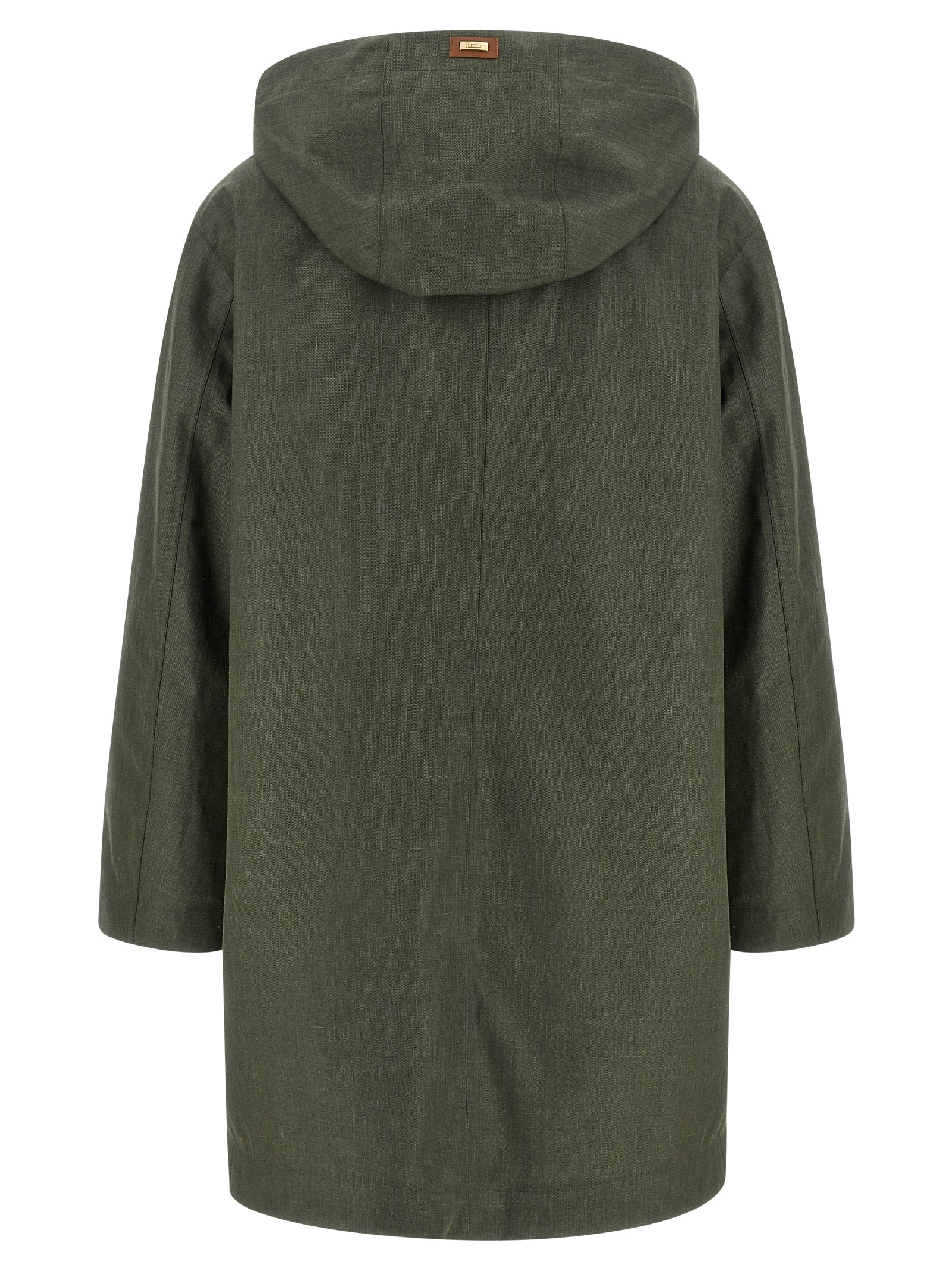 Herno Bicolor Linen Women's Coat